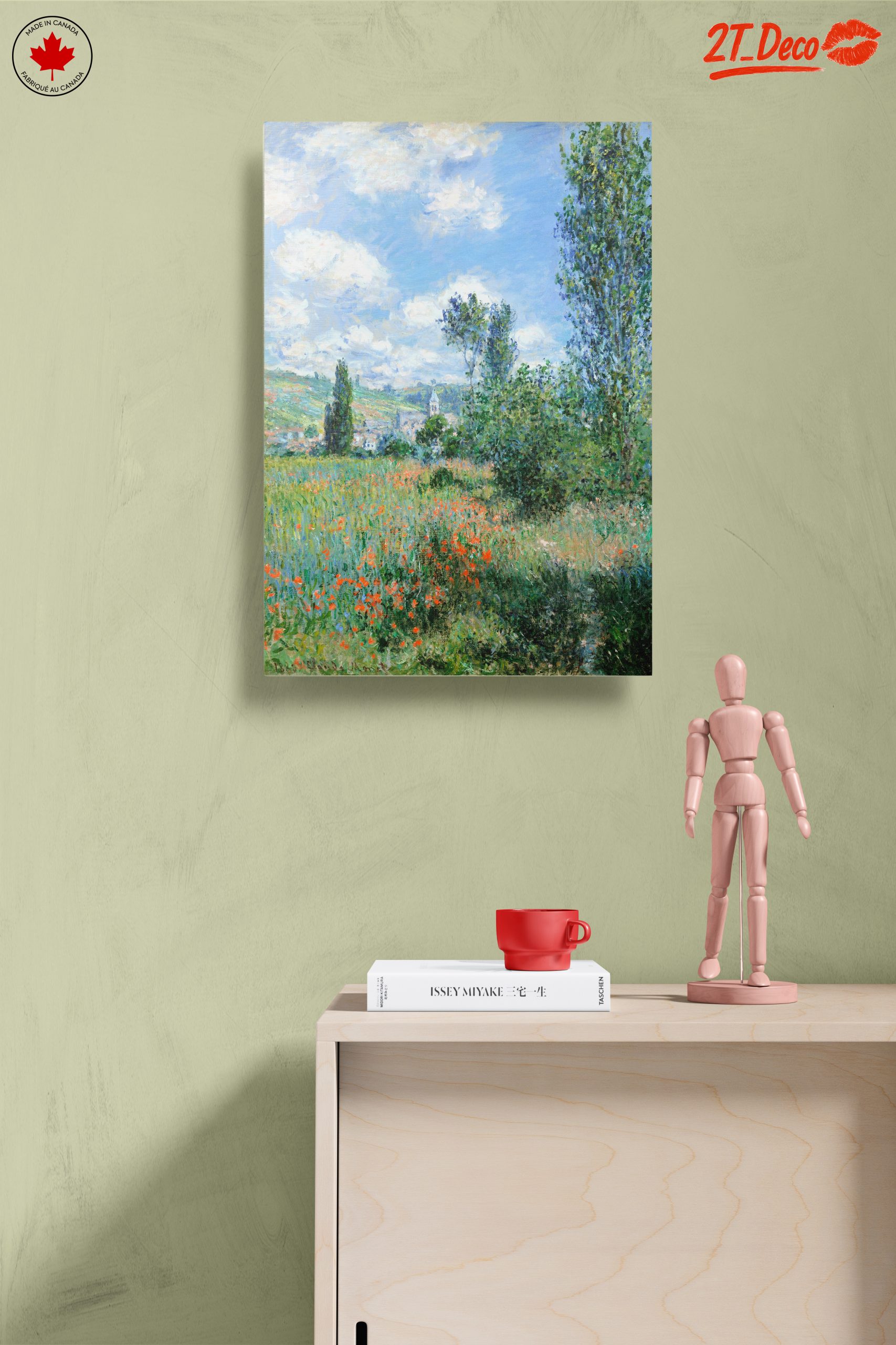 Beautiful Nature Landscape with Poppies and Trees - Image 14
