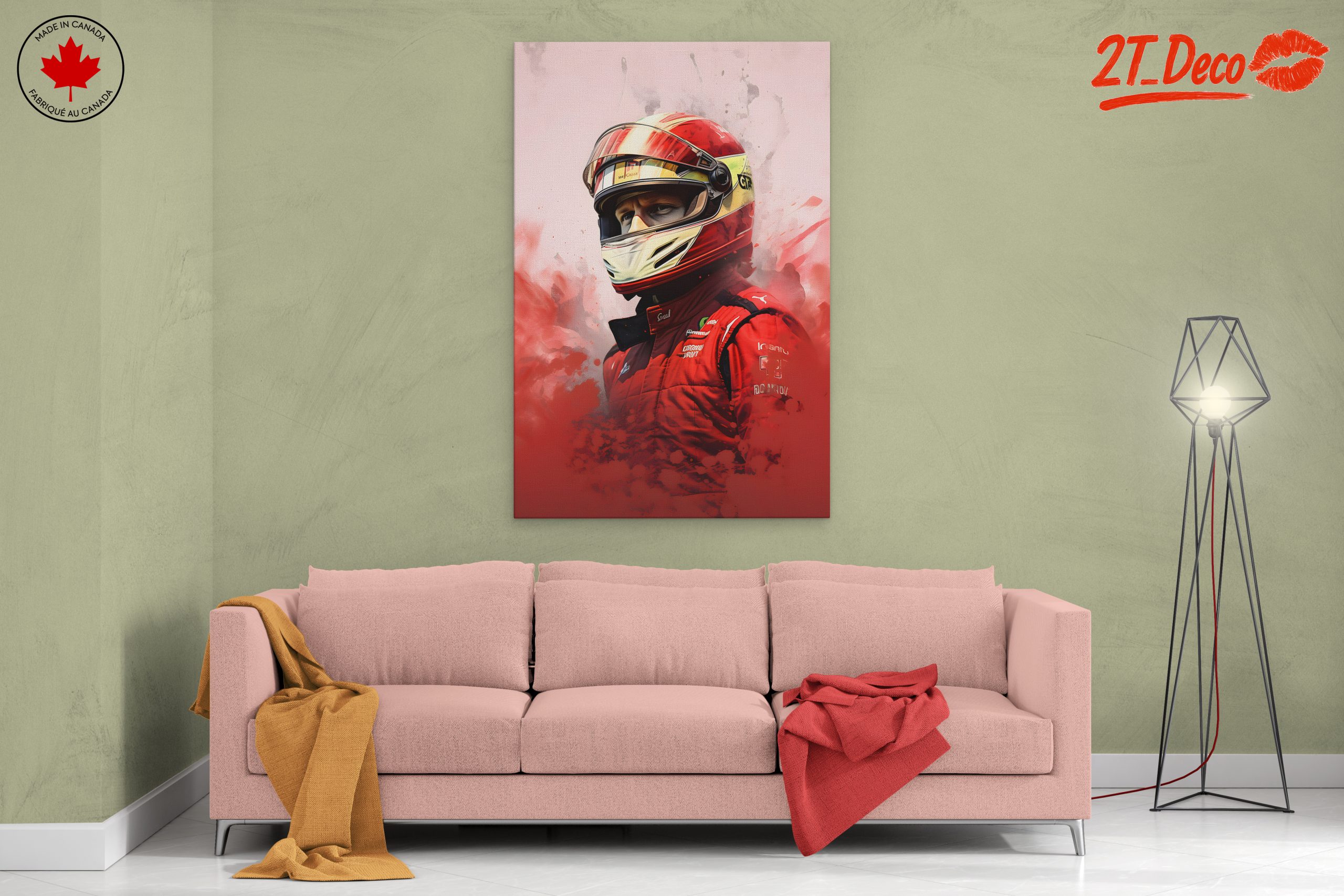 Dynamic Race Car Driver Portrait - Image 2