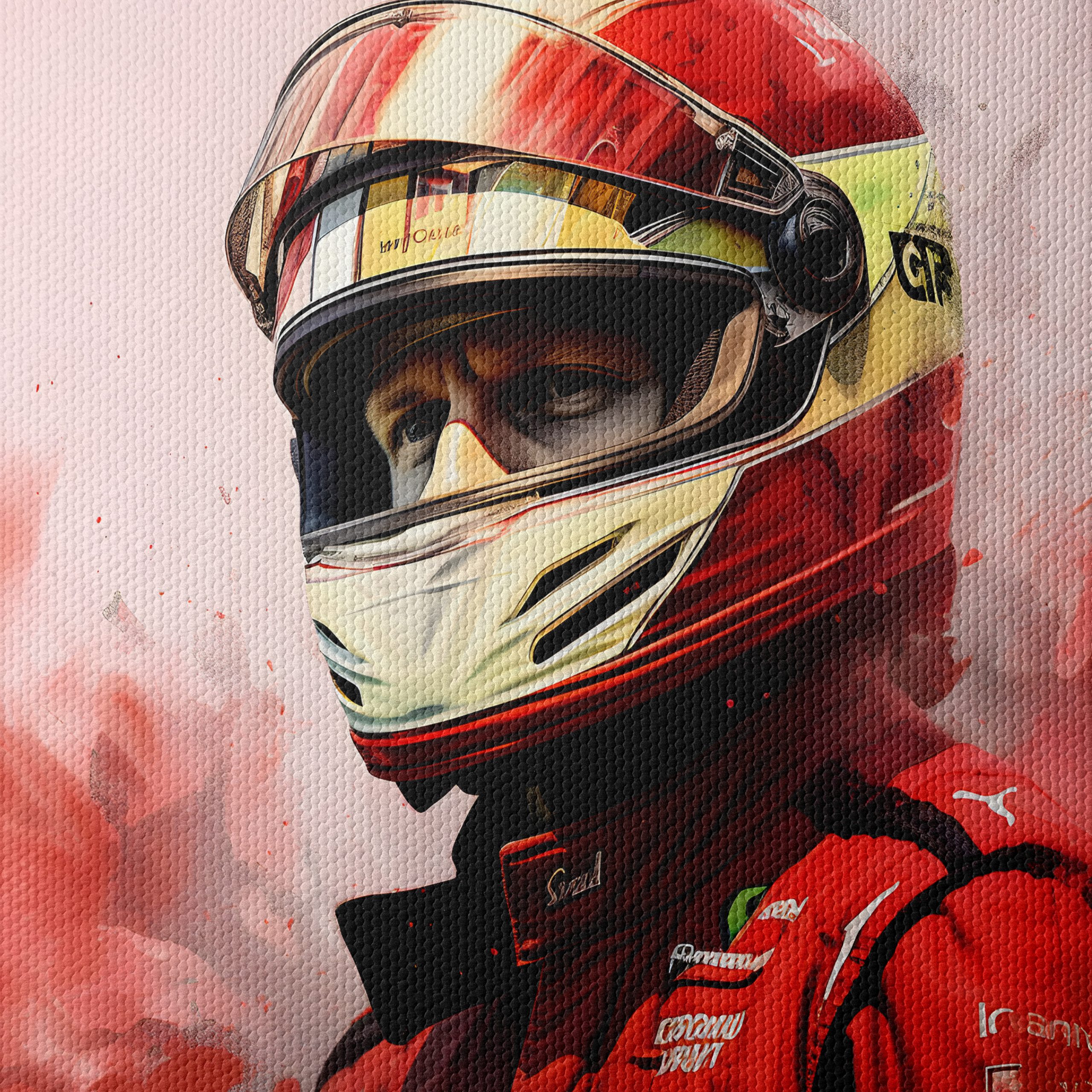 Dynamic Race Car Driver Portrait - Image 4
