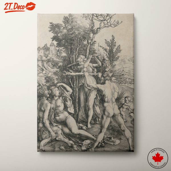Mythical Scene Depicting Nature and Figures