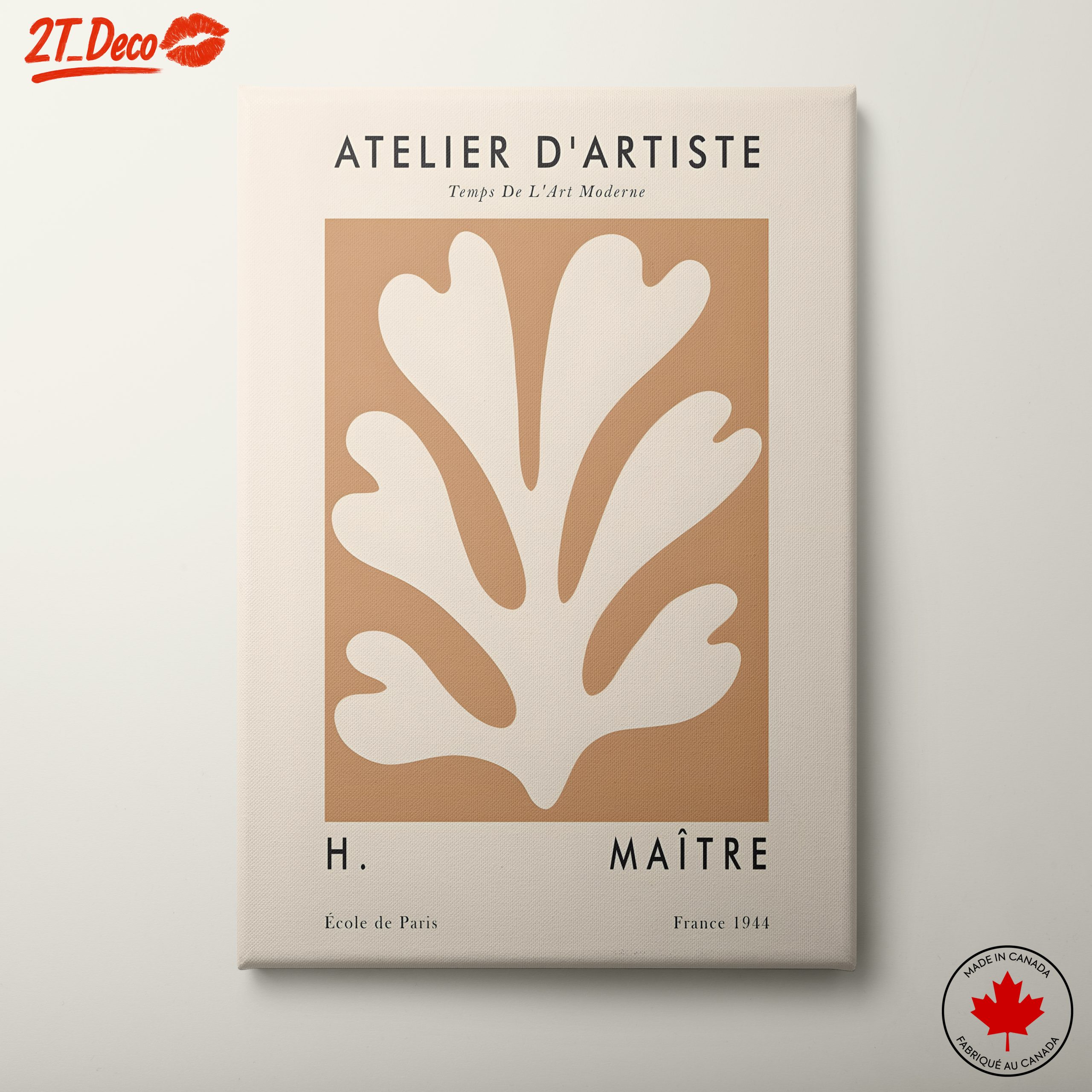 Botanical Abstract Art with Organic Shapes 2