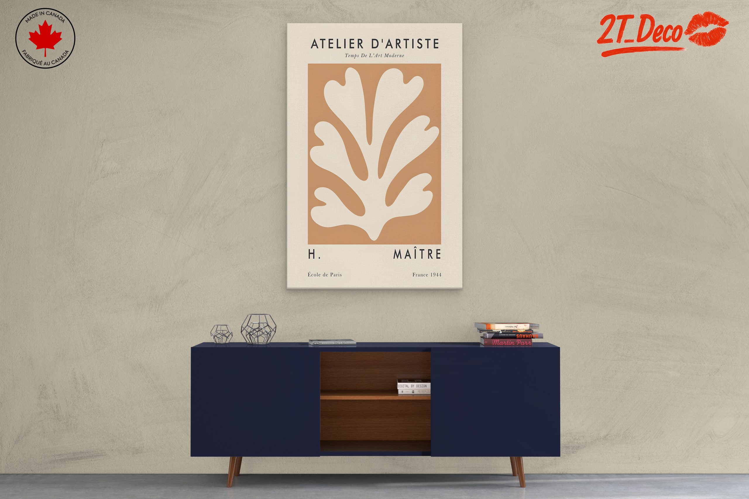 Botanical Abstract Art with Organic Shapes 2 - Image 3