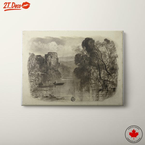 Stunning Abstract Landscape with Water and Trees