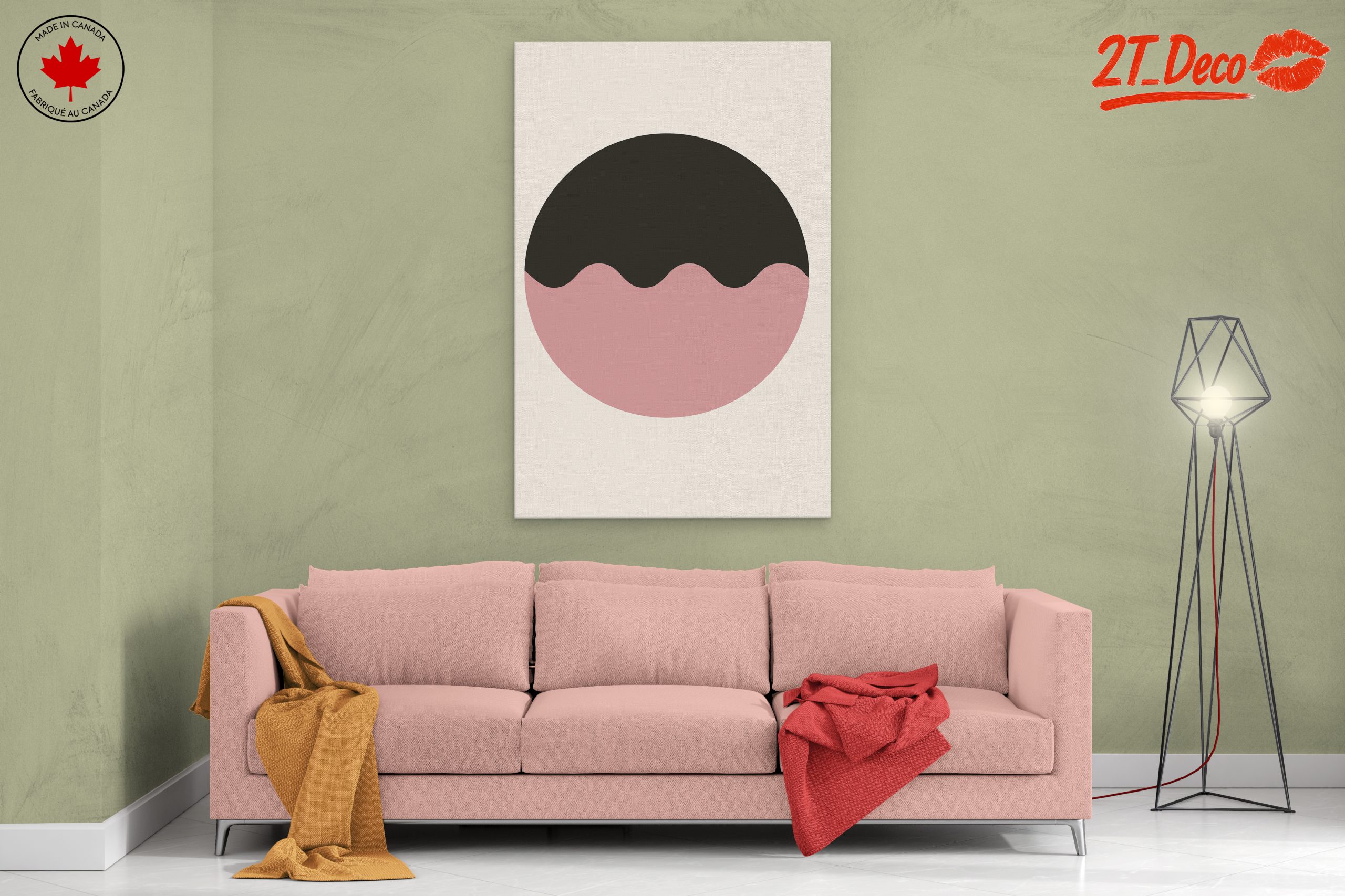Minimalist Abstract Circle Art - Image 2
