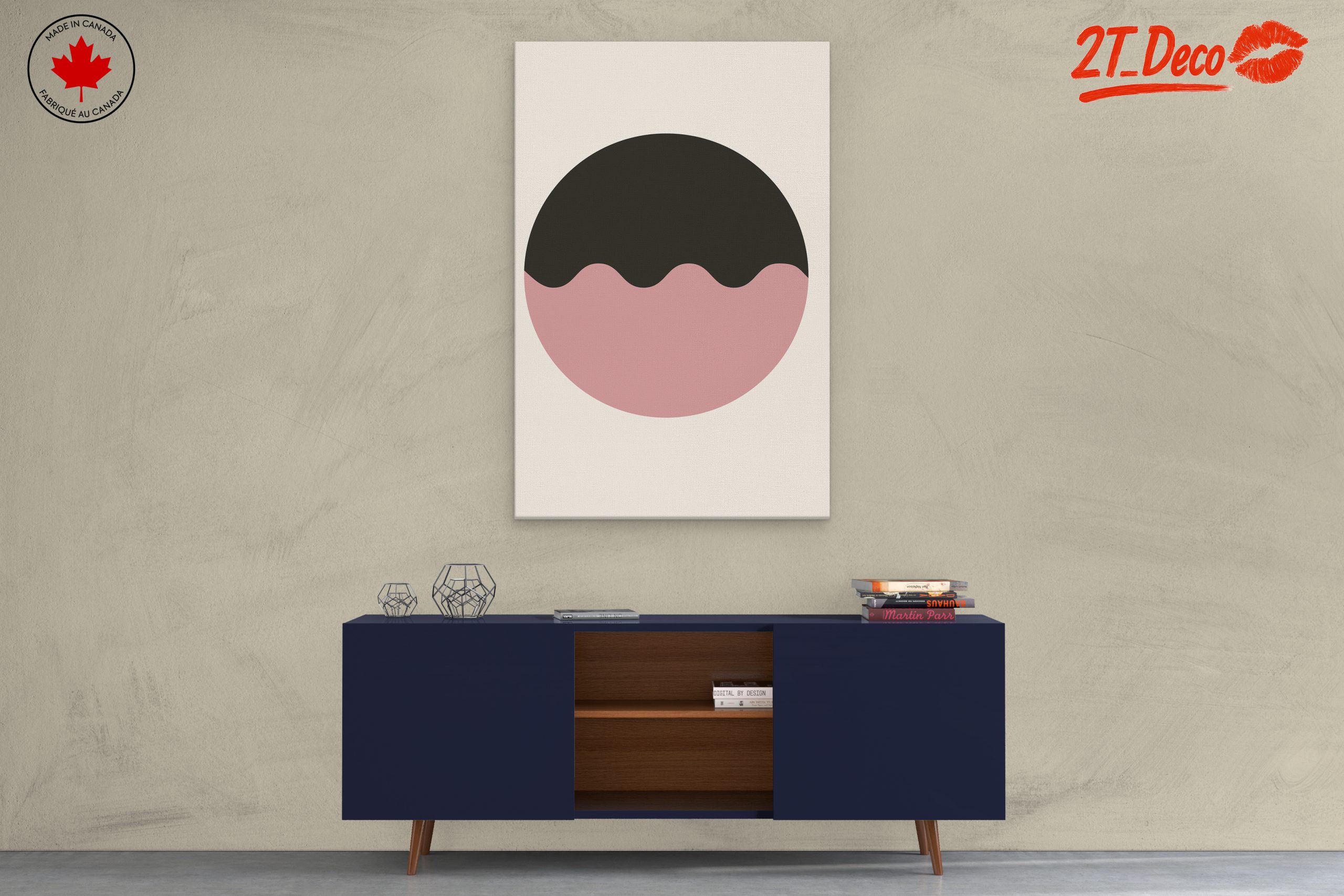 Minimalist Abstract Circle Art - Image 3