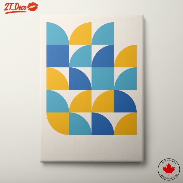 Geometric Colorful Abstract Interior Art 2