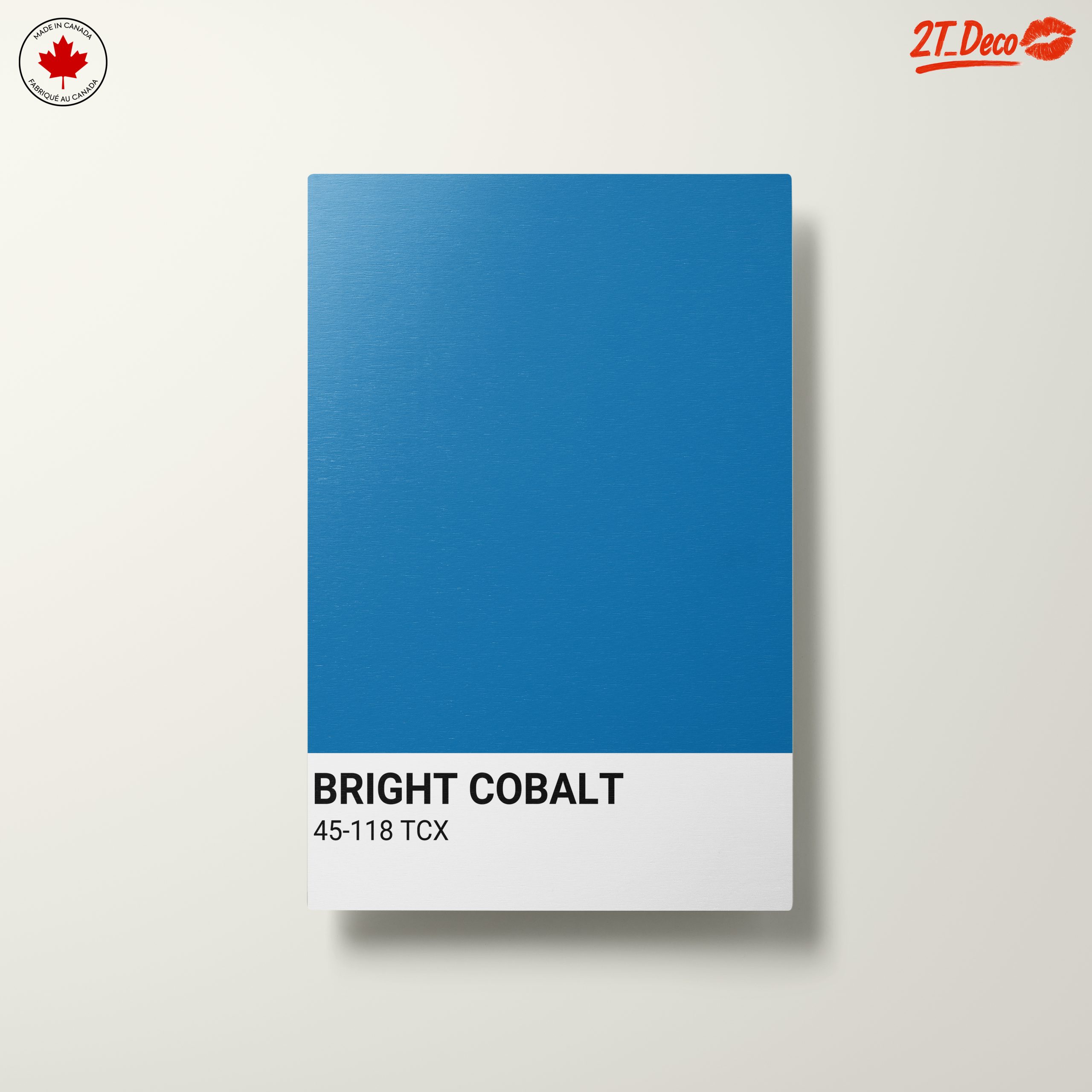 Bright Cobalt Solid Color Artwork - Image 10