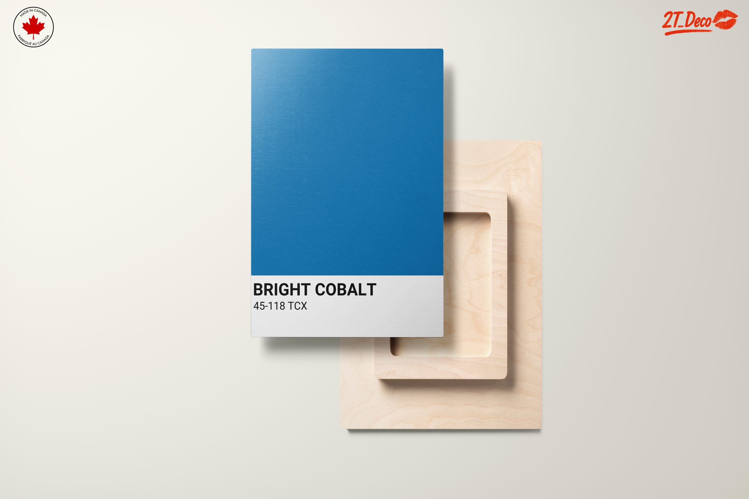 Bright Cobalt Solid Color Artwork - Image 11