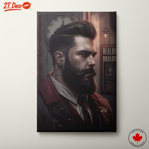 Modern Beard Portrait of a Stylish Man