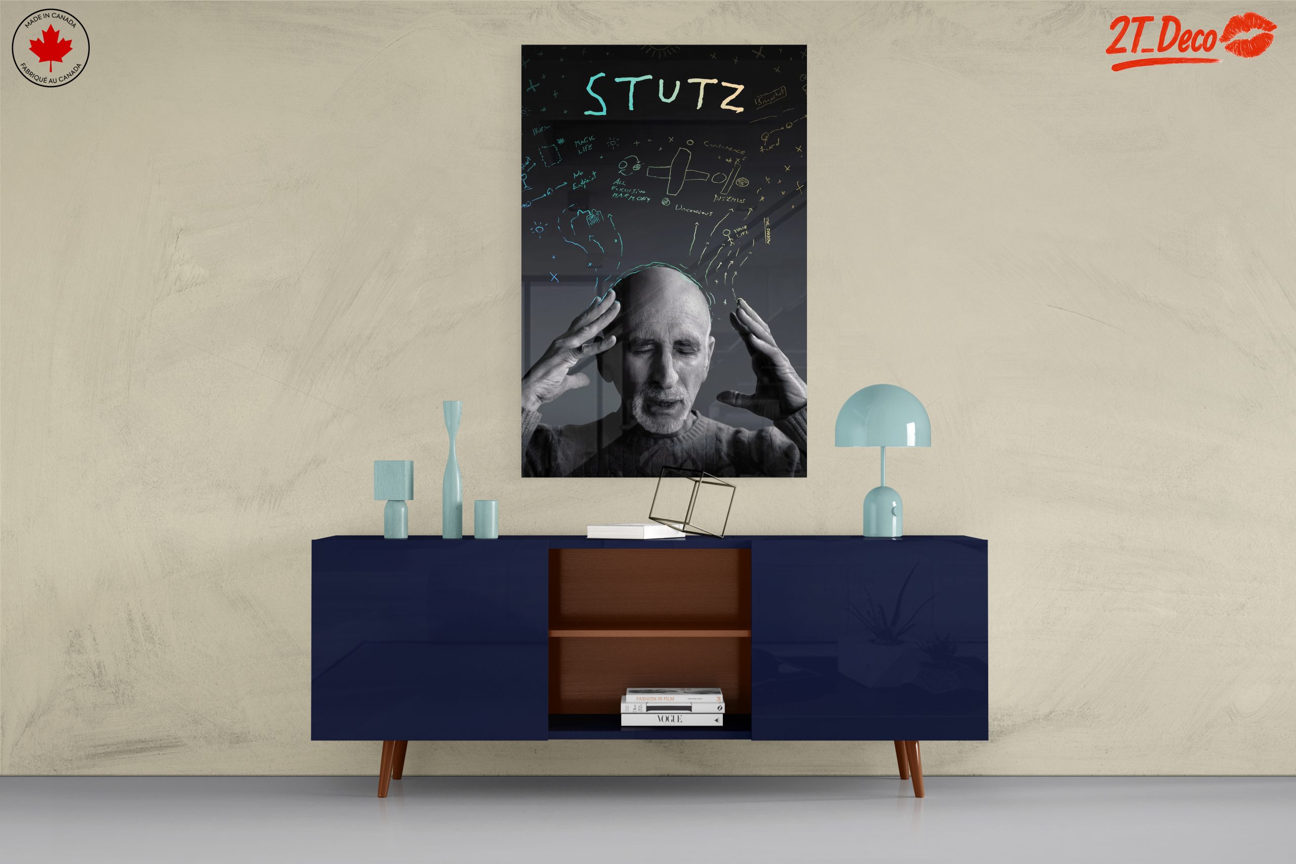 Thoughtful Contemporary Portrait with Abstract Elements - Image 8