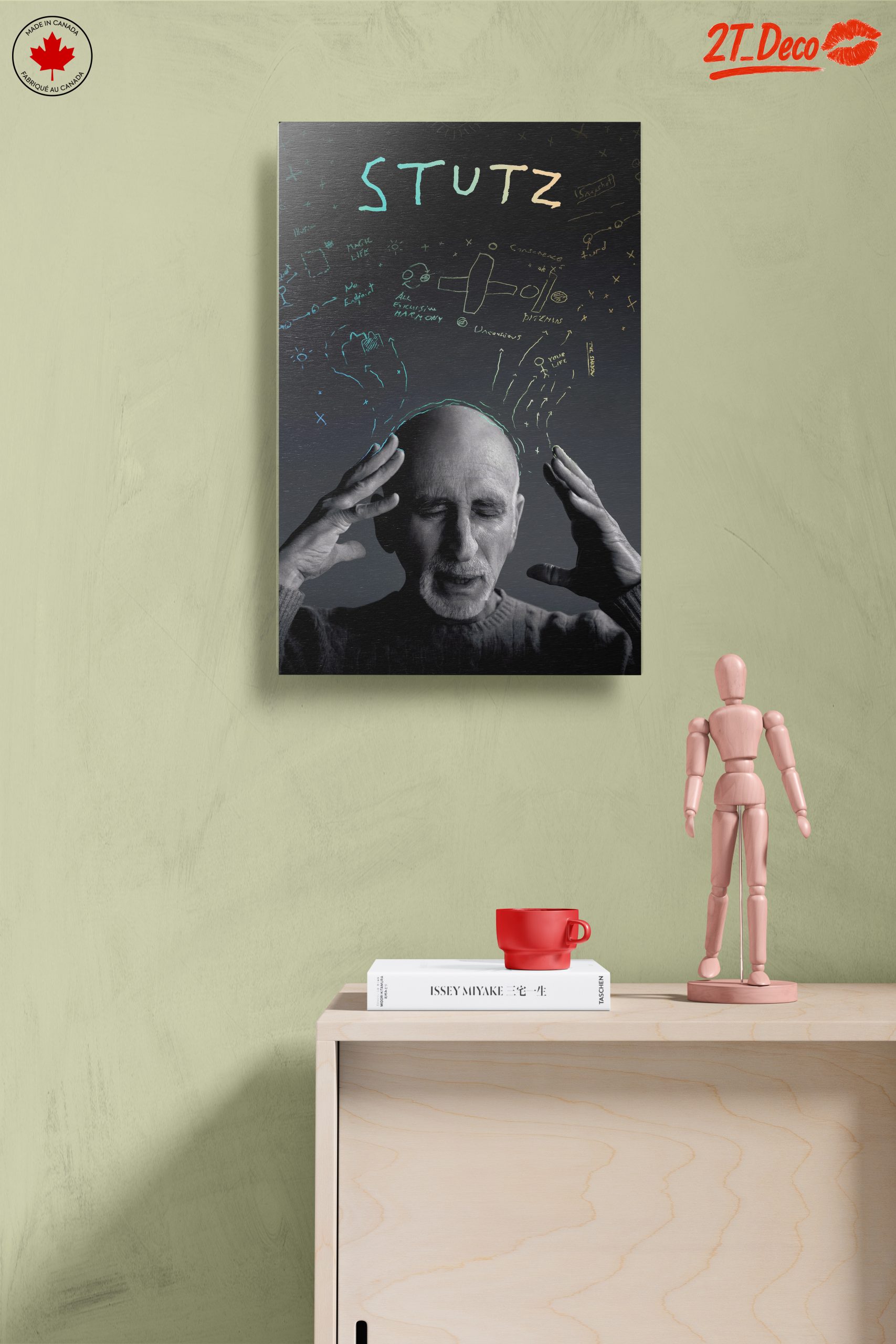 Thoughtful Contemporary Portrait with Abstract Elements - Image 14