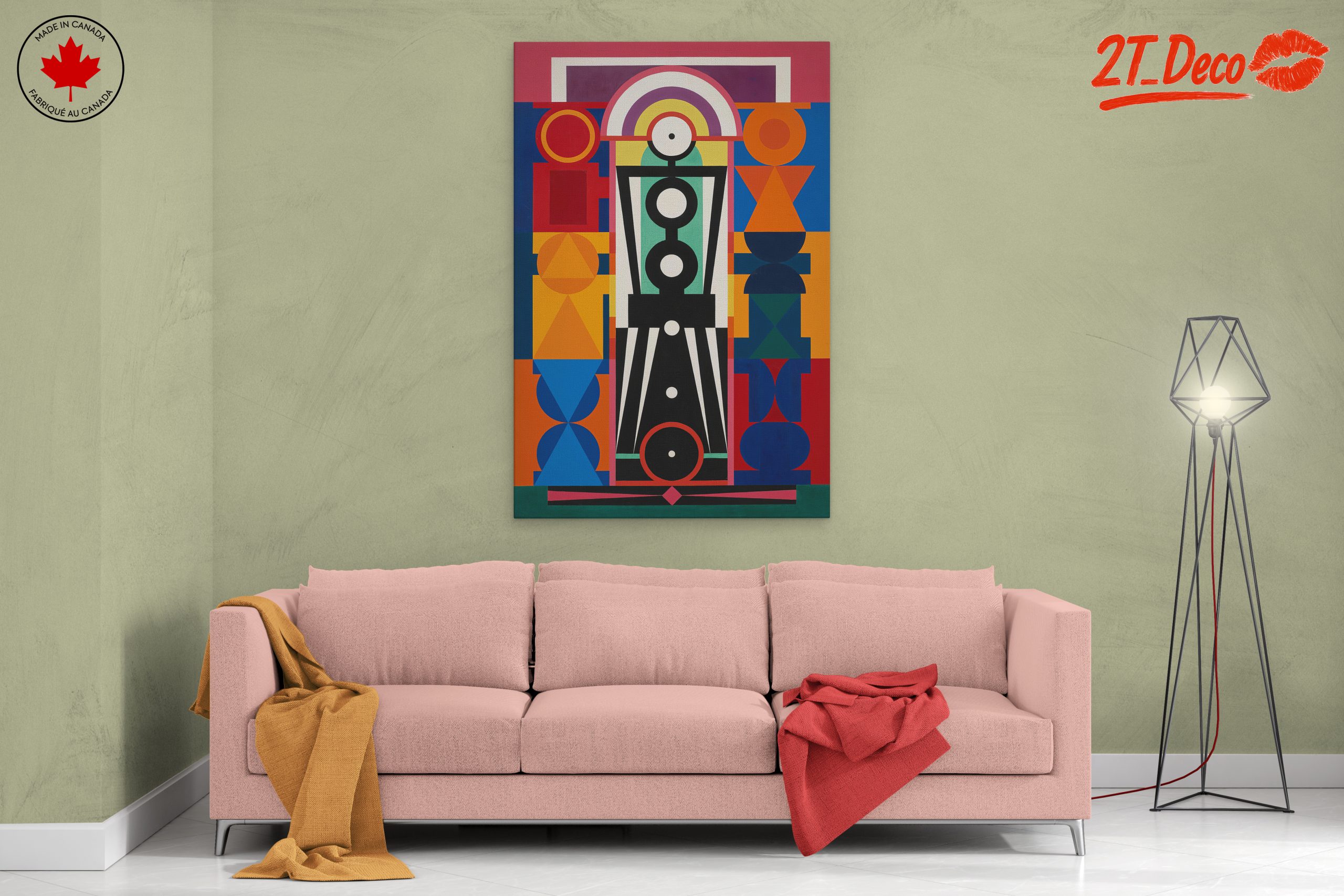 Bold Geometric Abstract Art 7 - Image 2
