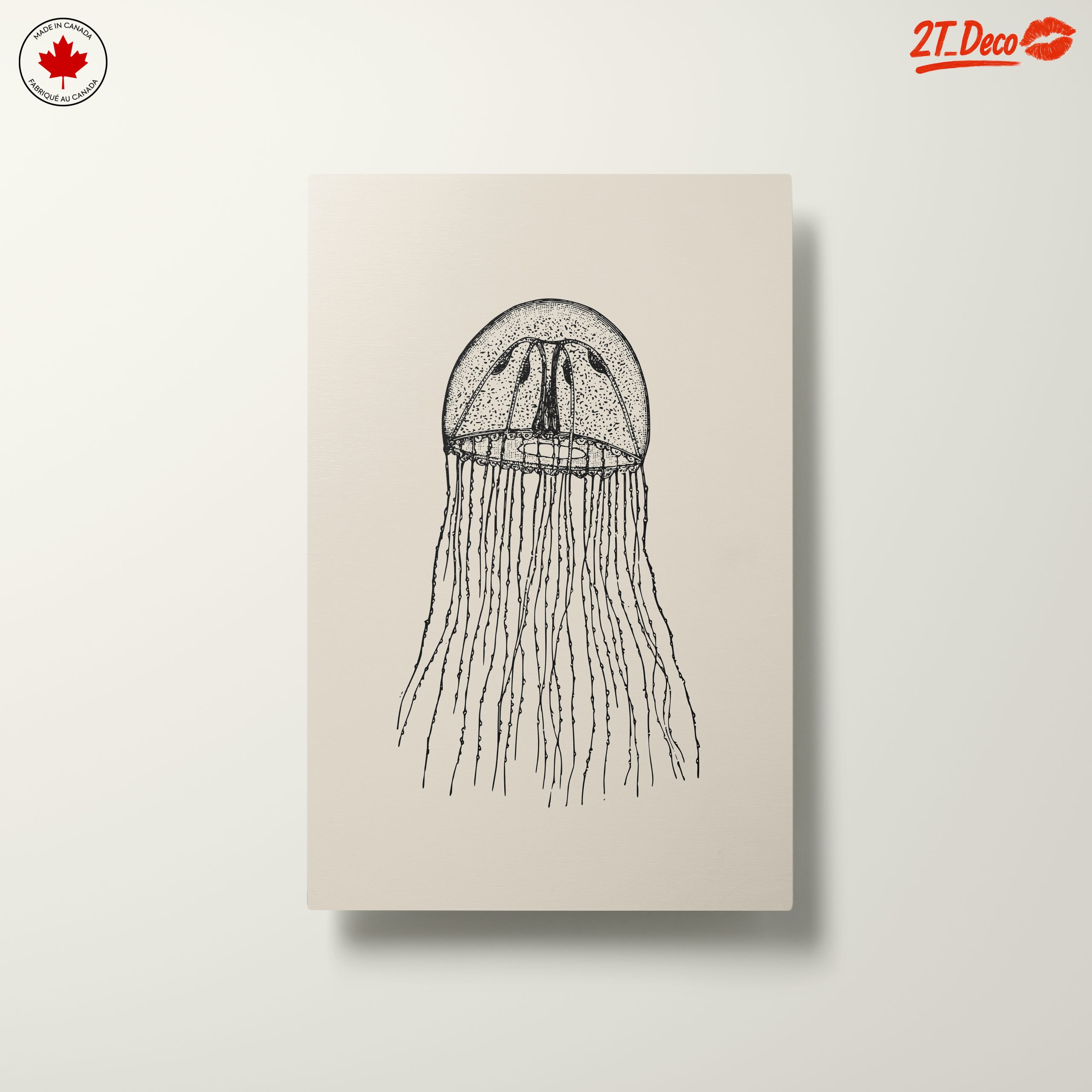 Intricate Jellyfish Anatomical Art - Image 10
