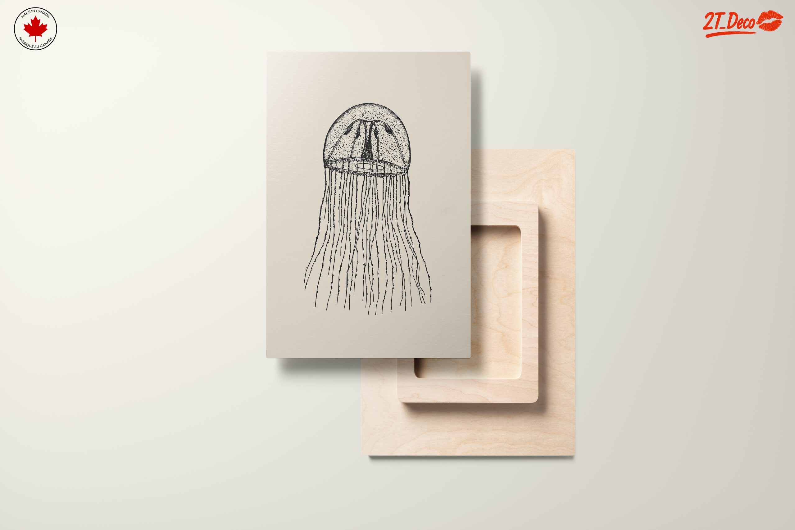 Intricate Jellyfish Anatomical Art - Image 11