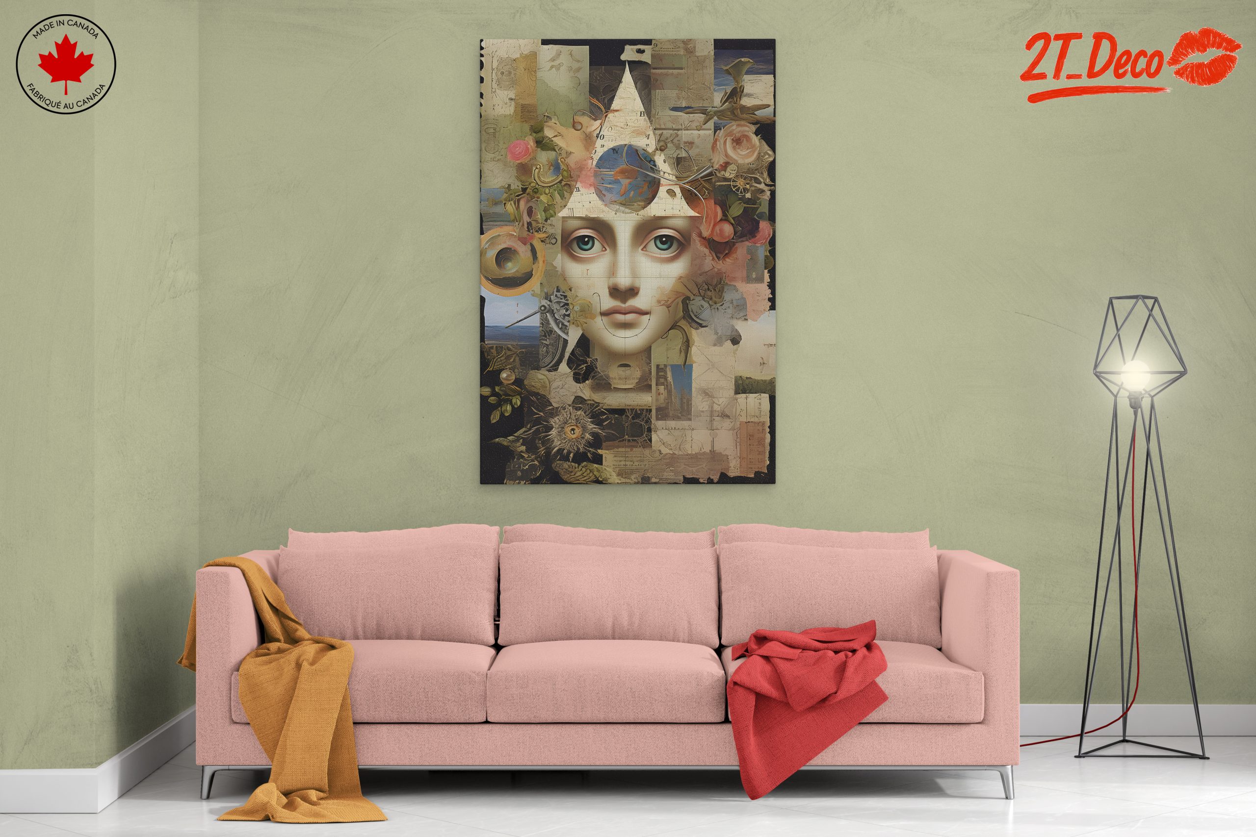 Intriguing Contemporary Portrait with Surreal Elements - Image 2