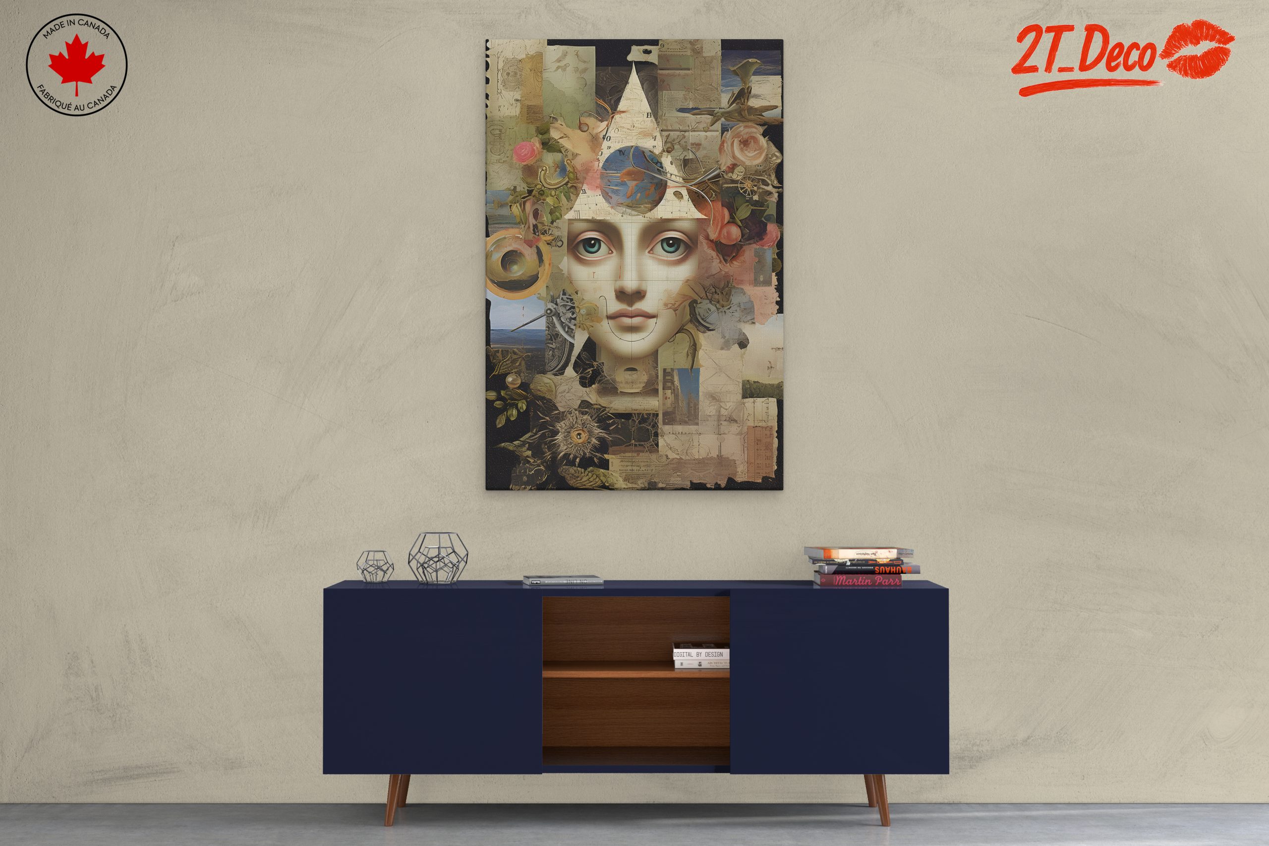 Intriguing Contemporary Portrait with Surreal Elements - Image 3