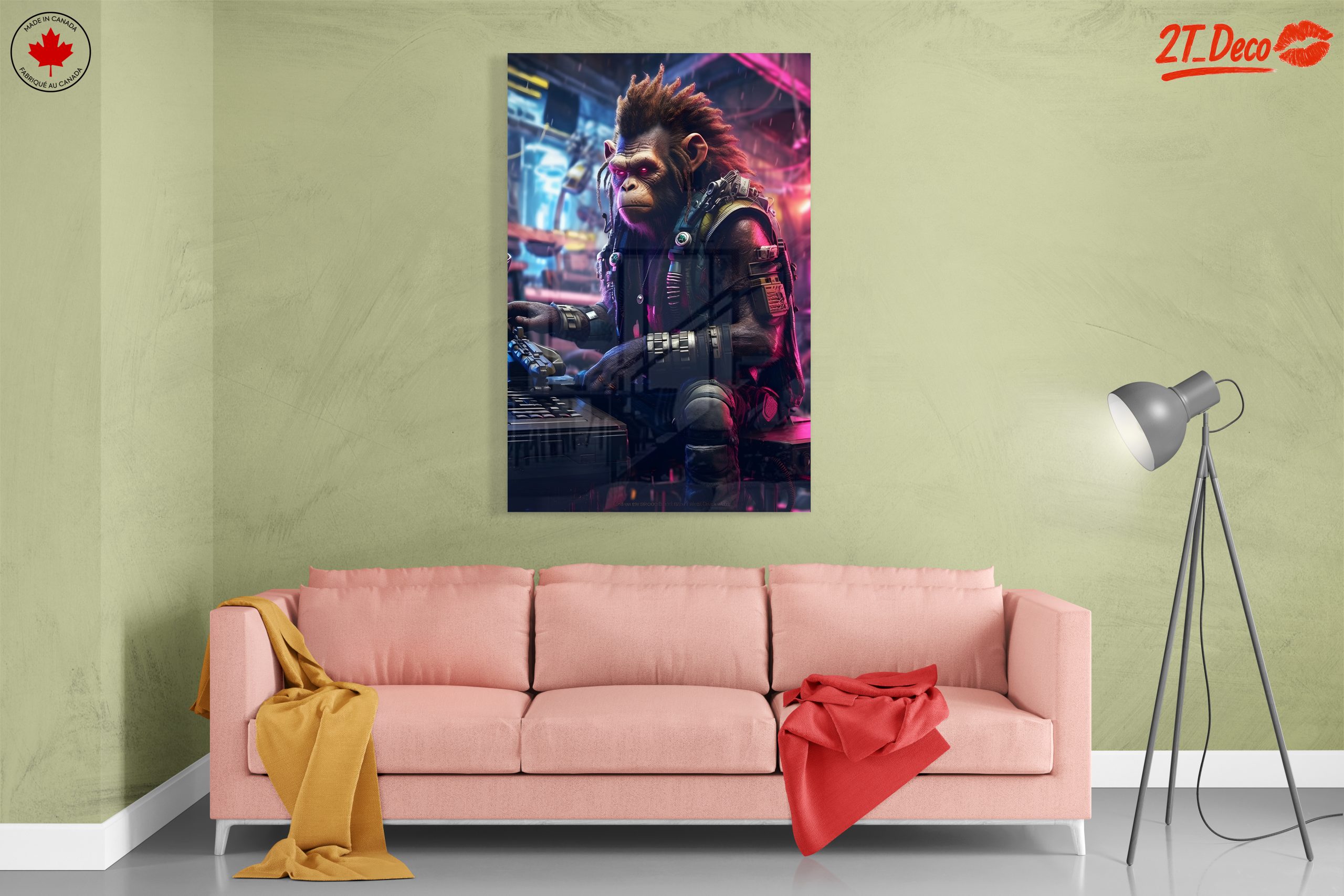 Cybernetic Monkey Fantasy Character Art - Image 7
