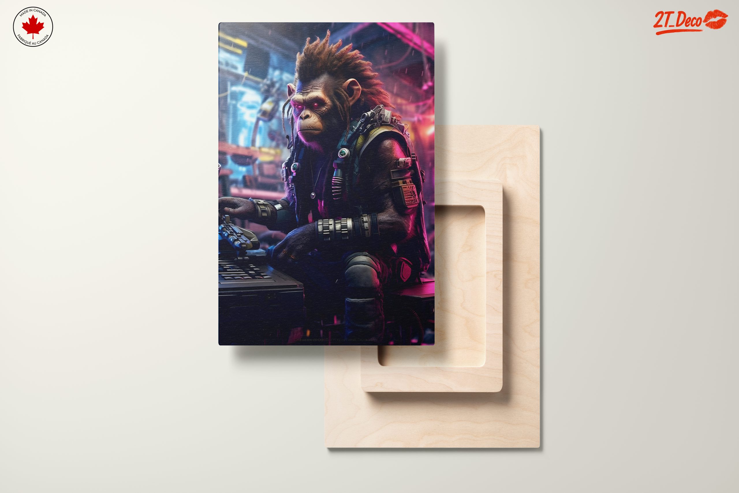 Cybernetic Monkey Fantasy Character Art - Image 11