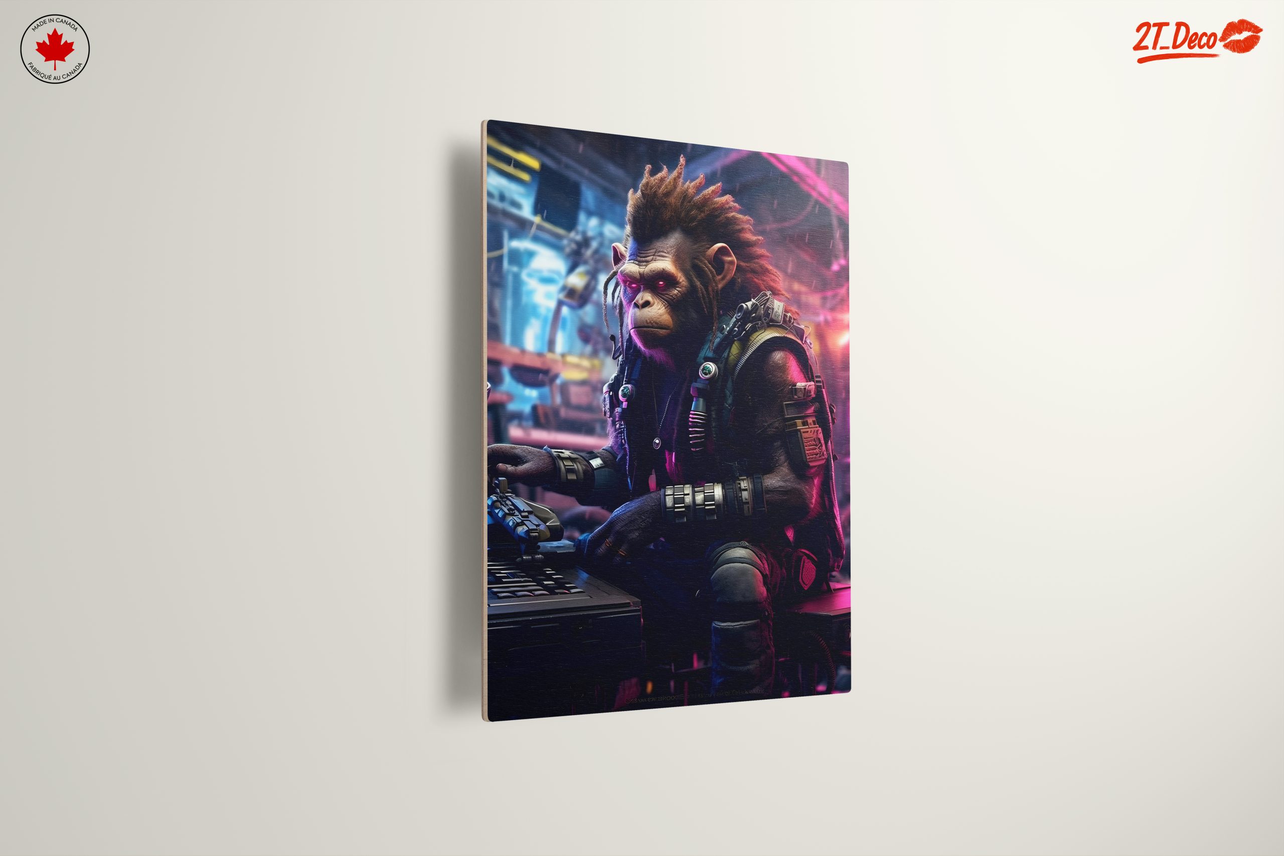 Cybernetic Monkey Fantasy Character Art - Image 13