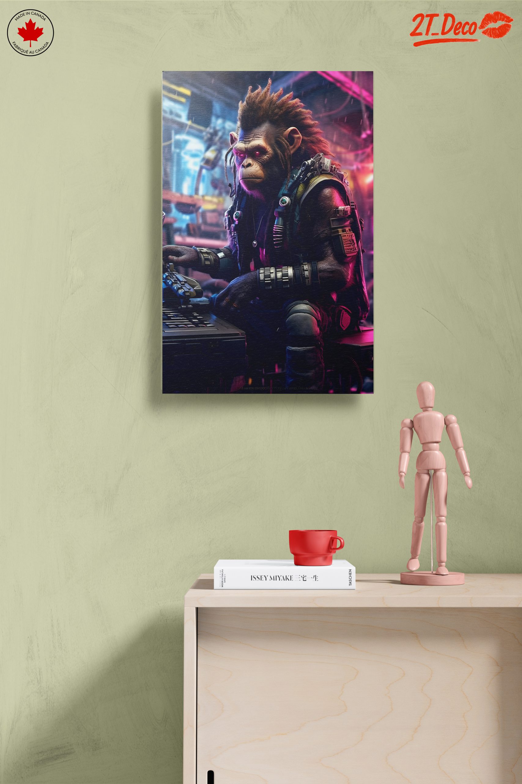 Cybernetic Monkey Fantasy Character Art - Image 14
