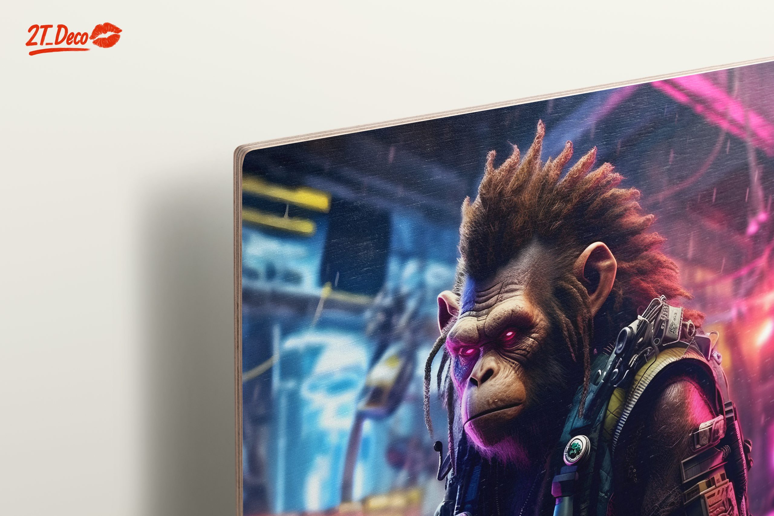 Cybernetic Monkey Fantasy Character Art - Image 15