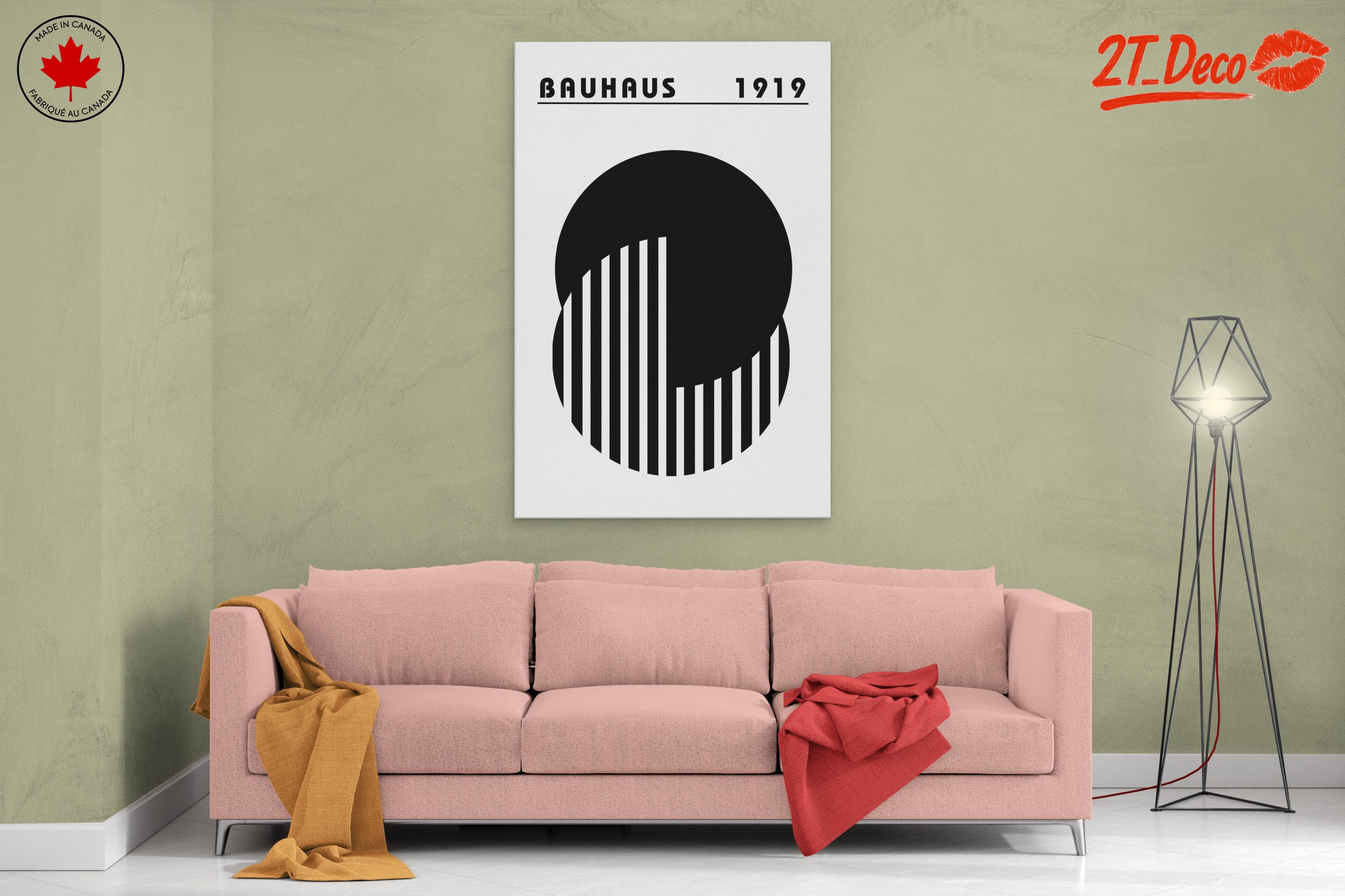 Bauhaus Geometric Design Artwork 1919 - Image 2