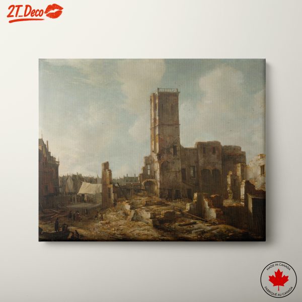 Ruins of Historical Architecture in Tranquil Landscape