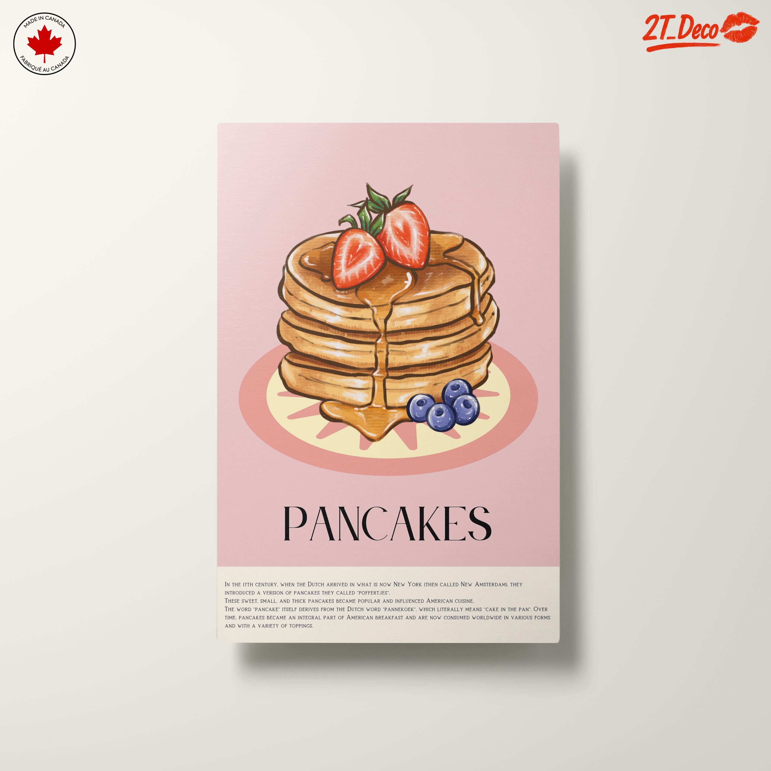 Stylized Pancakes with Berries Art - Image 10