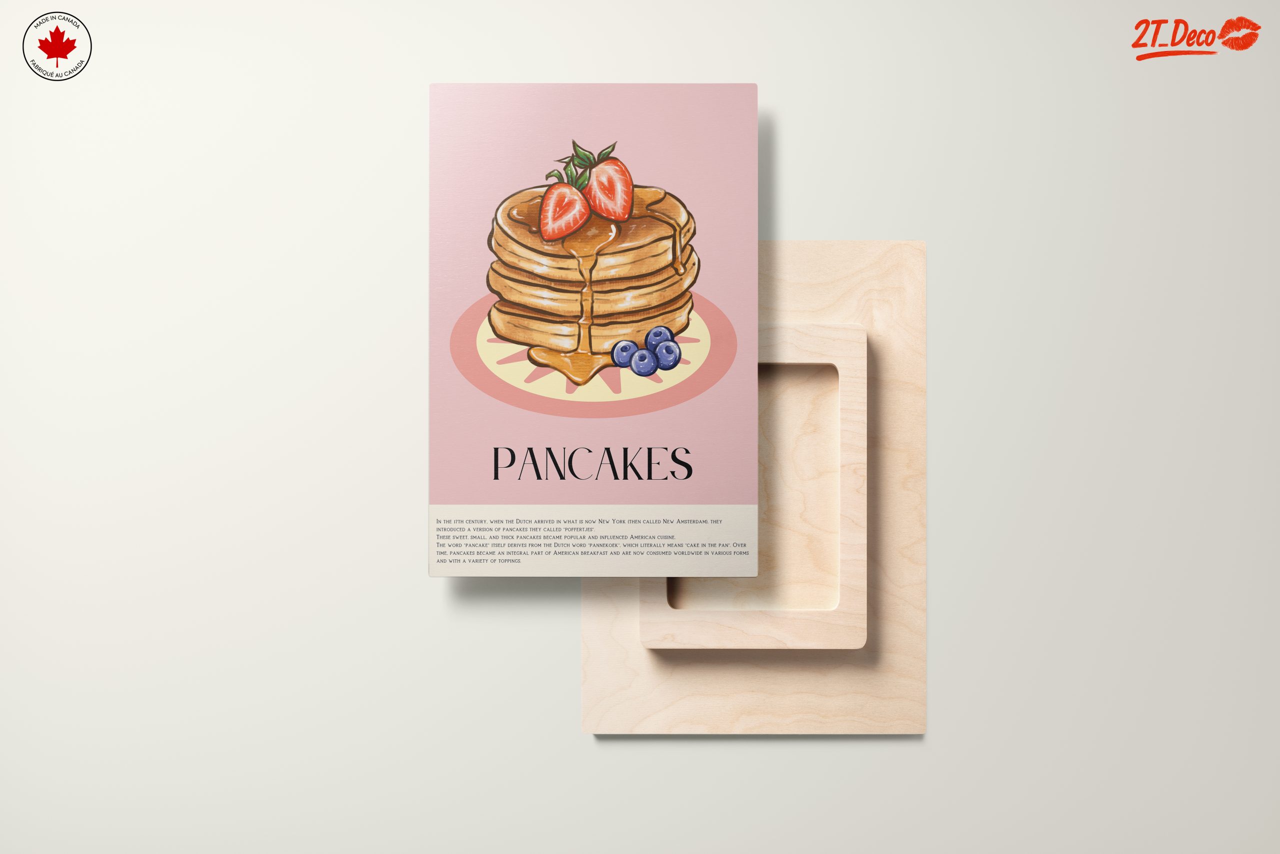 Stylized Pancakes with Berries Art - Image 11