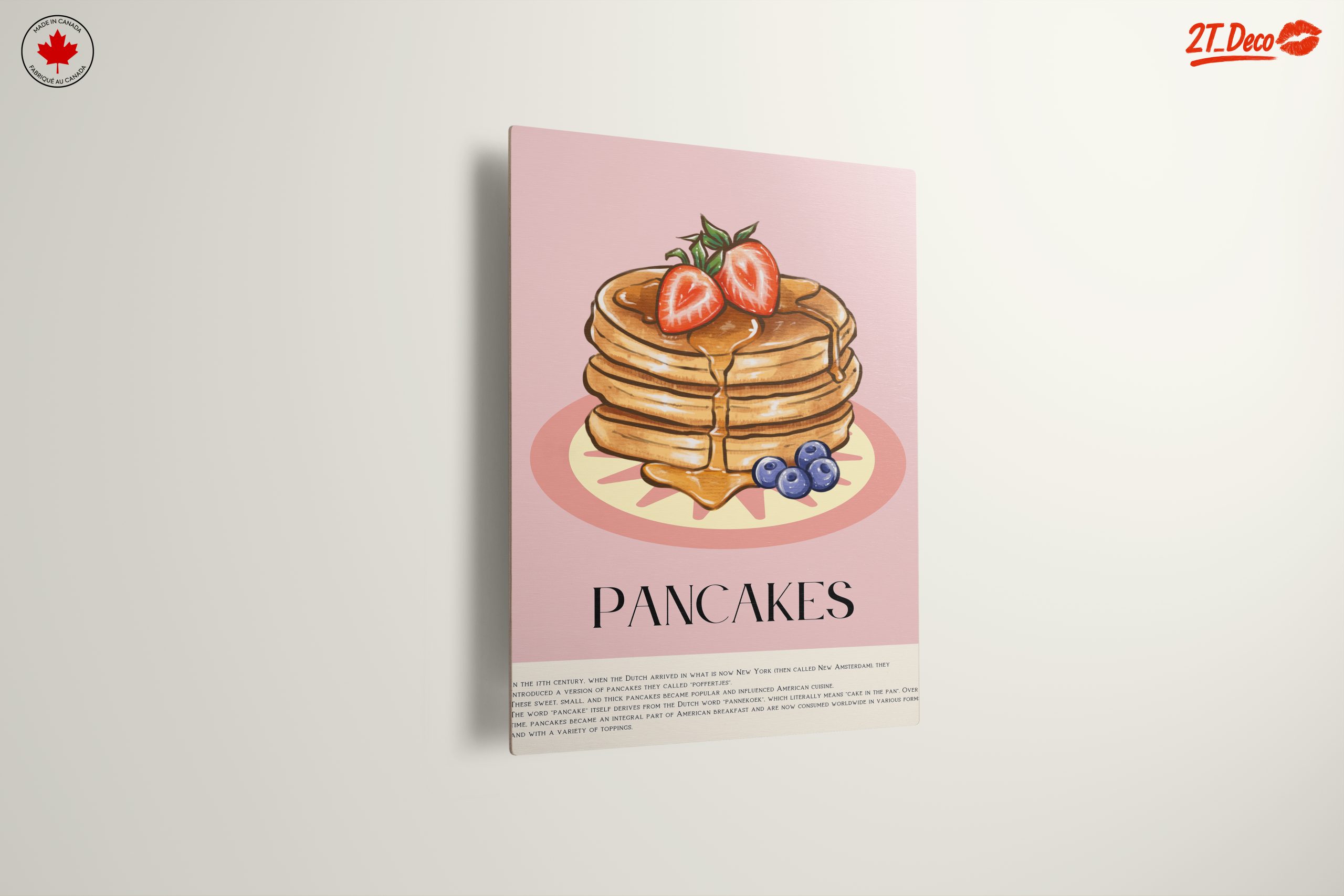 Stylized Pancakes with Berries Art - Image 13