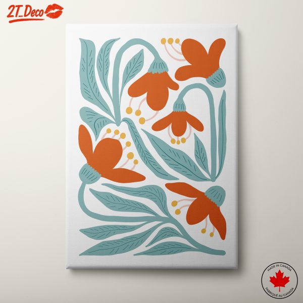 Vibrant Floral Arrangement with Leaves 2