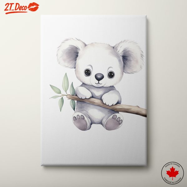 Adorable Koala Sitting on a Branch
