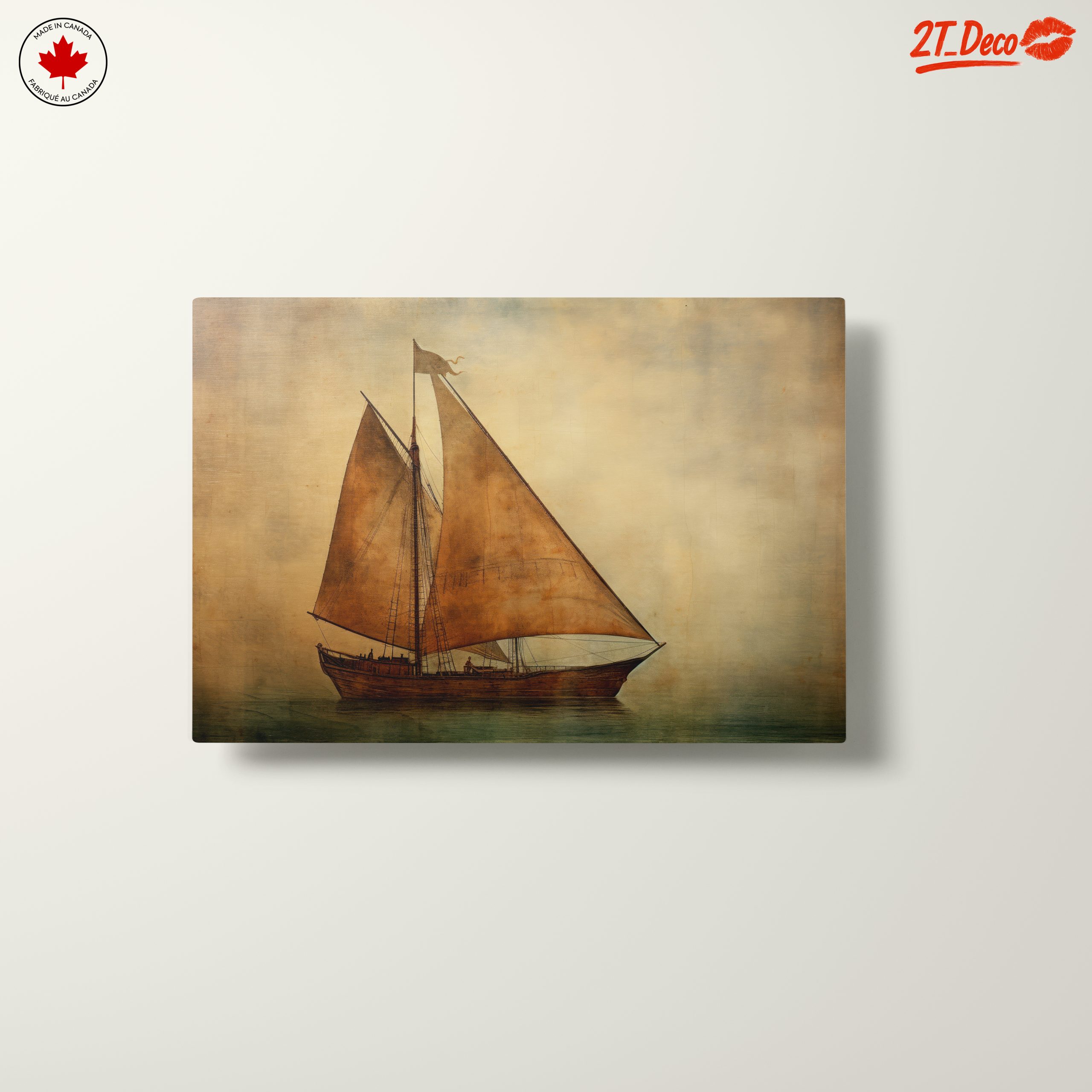 Sailing Ship in Tranquil Seascape - Image 10