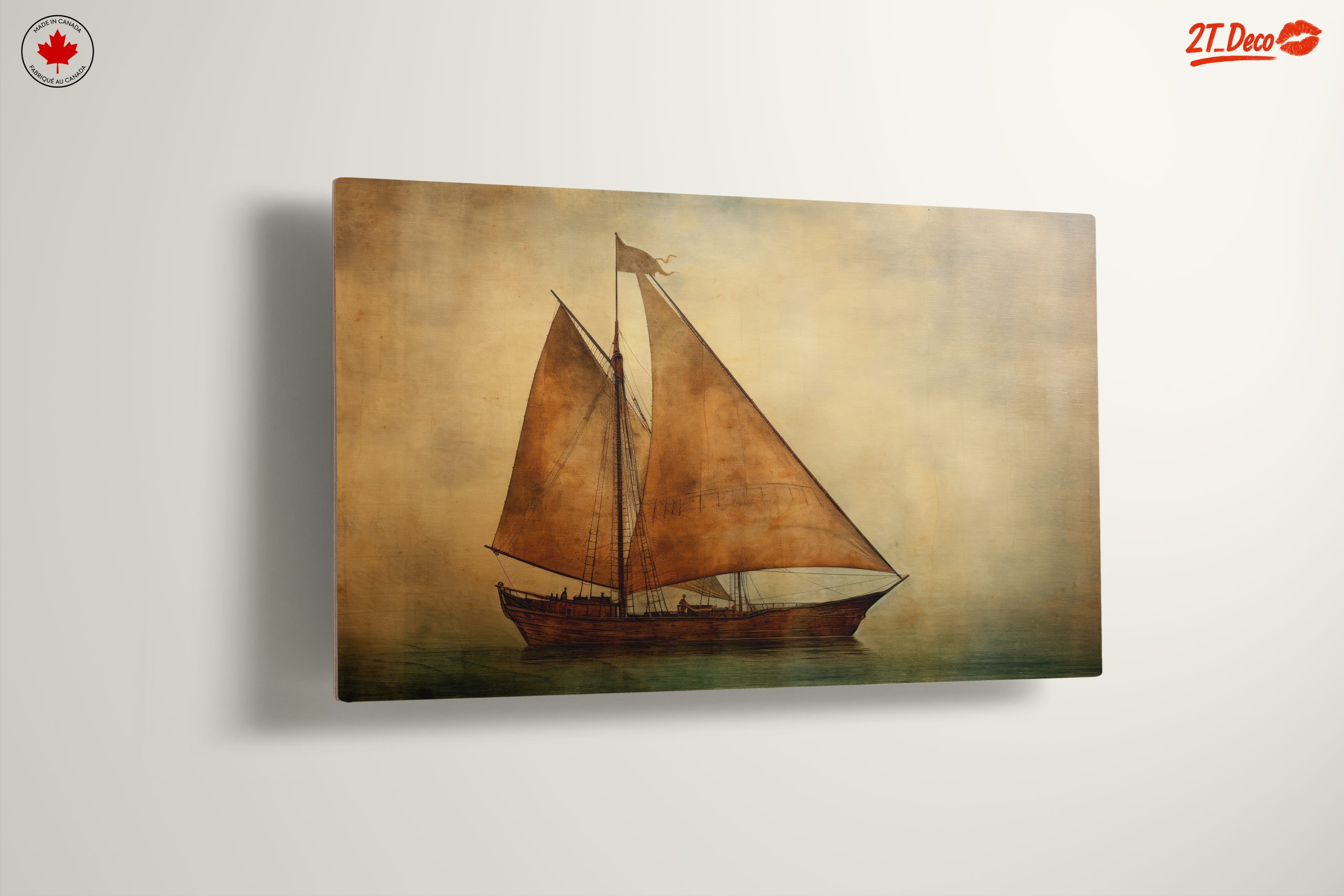 Sailing Ship in Tranquil Seascape - Image 13