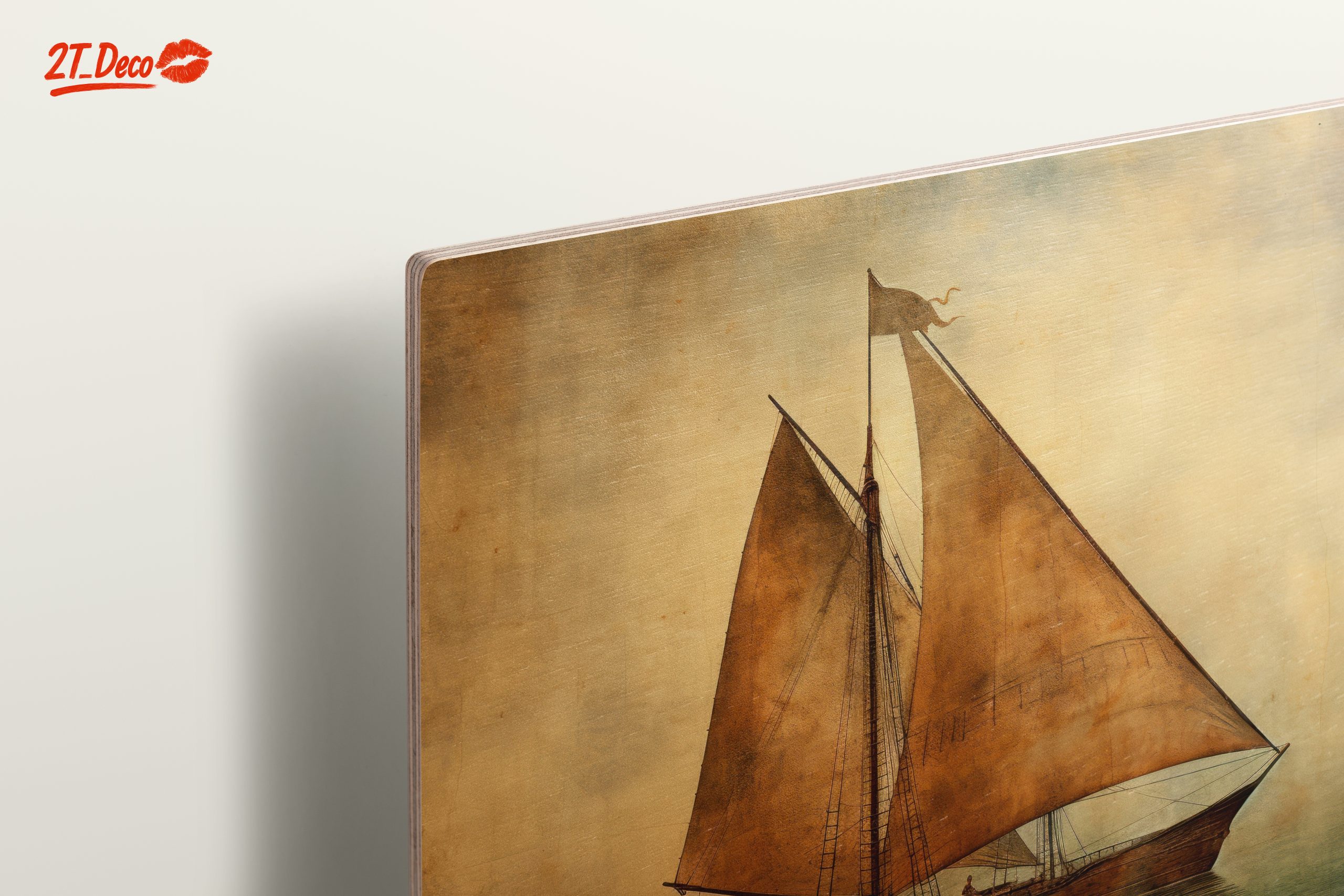 Sailing Ship in Tranquil Seascape - Image 15
