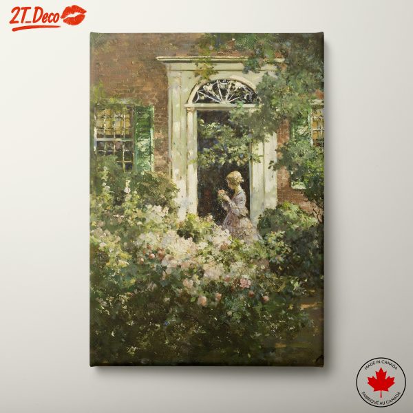 Charming Floral Garden Scene