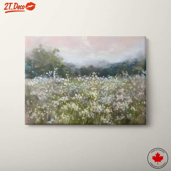 Serene Nature Landscape with Flowers 3