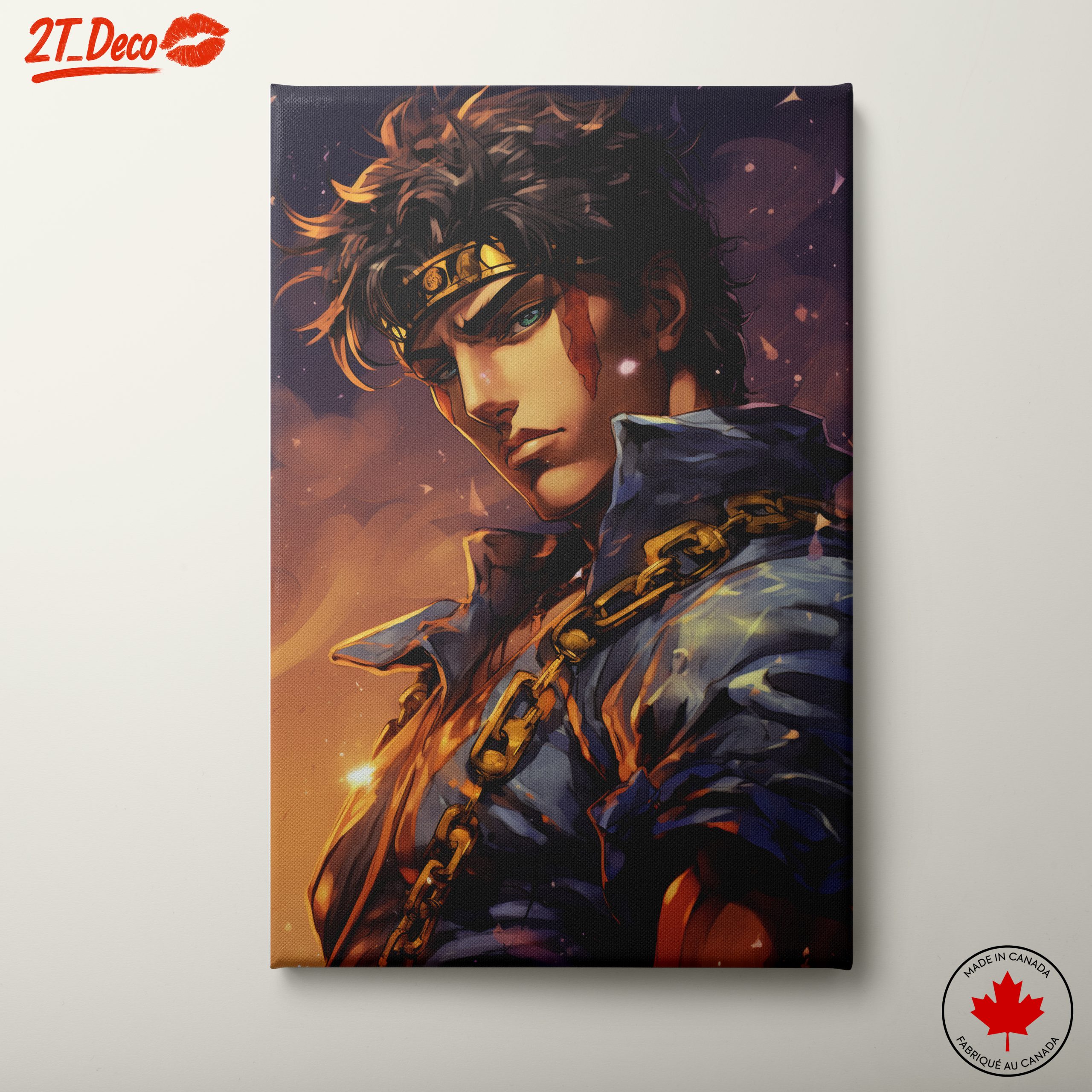 Dynamic Illustration of a Heroic Animated Character