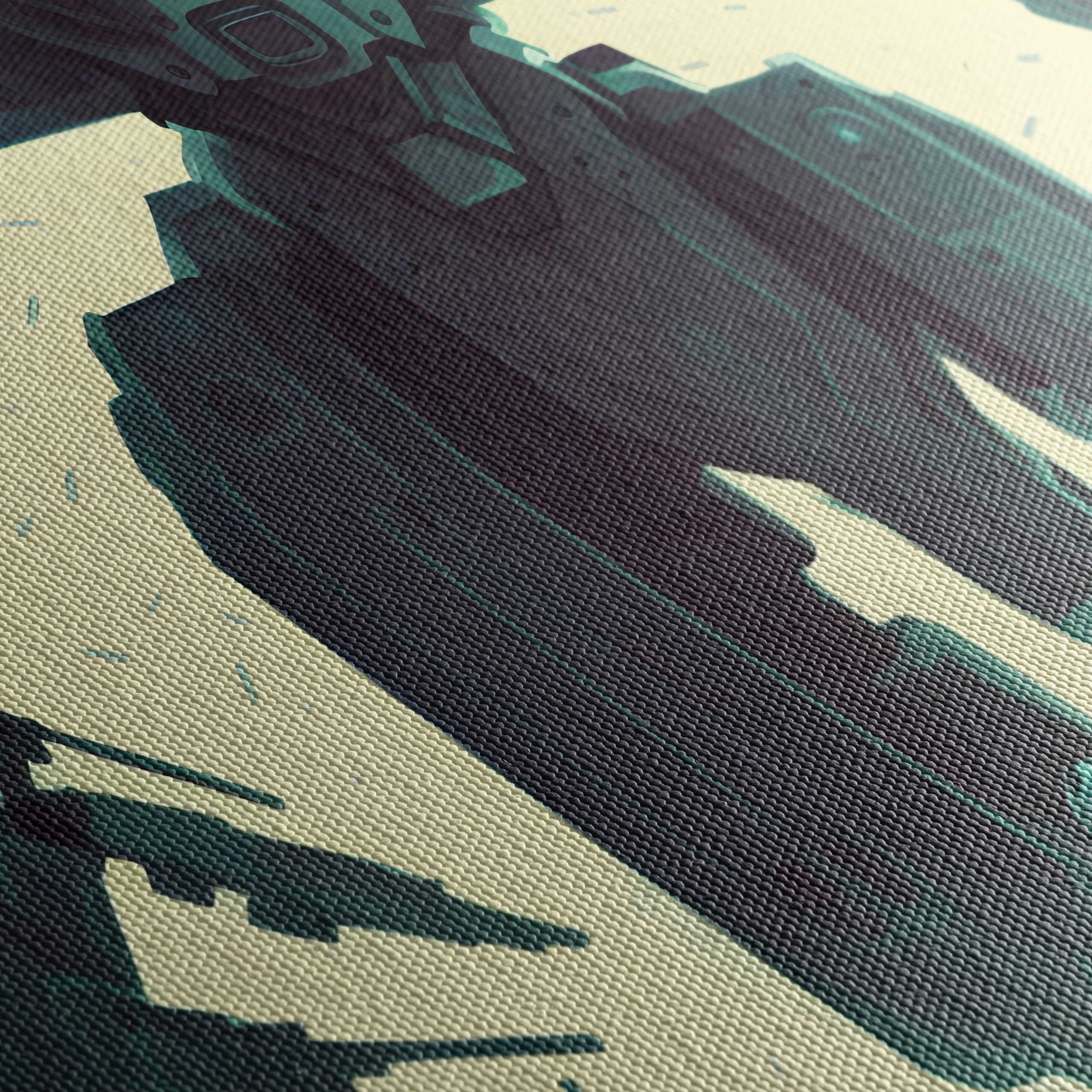 Futuristic Combat Scene Featuring Advanced Technology - Image 5