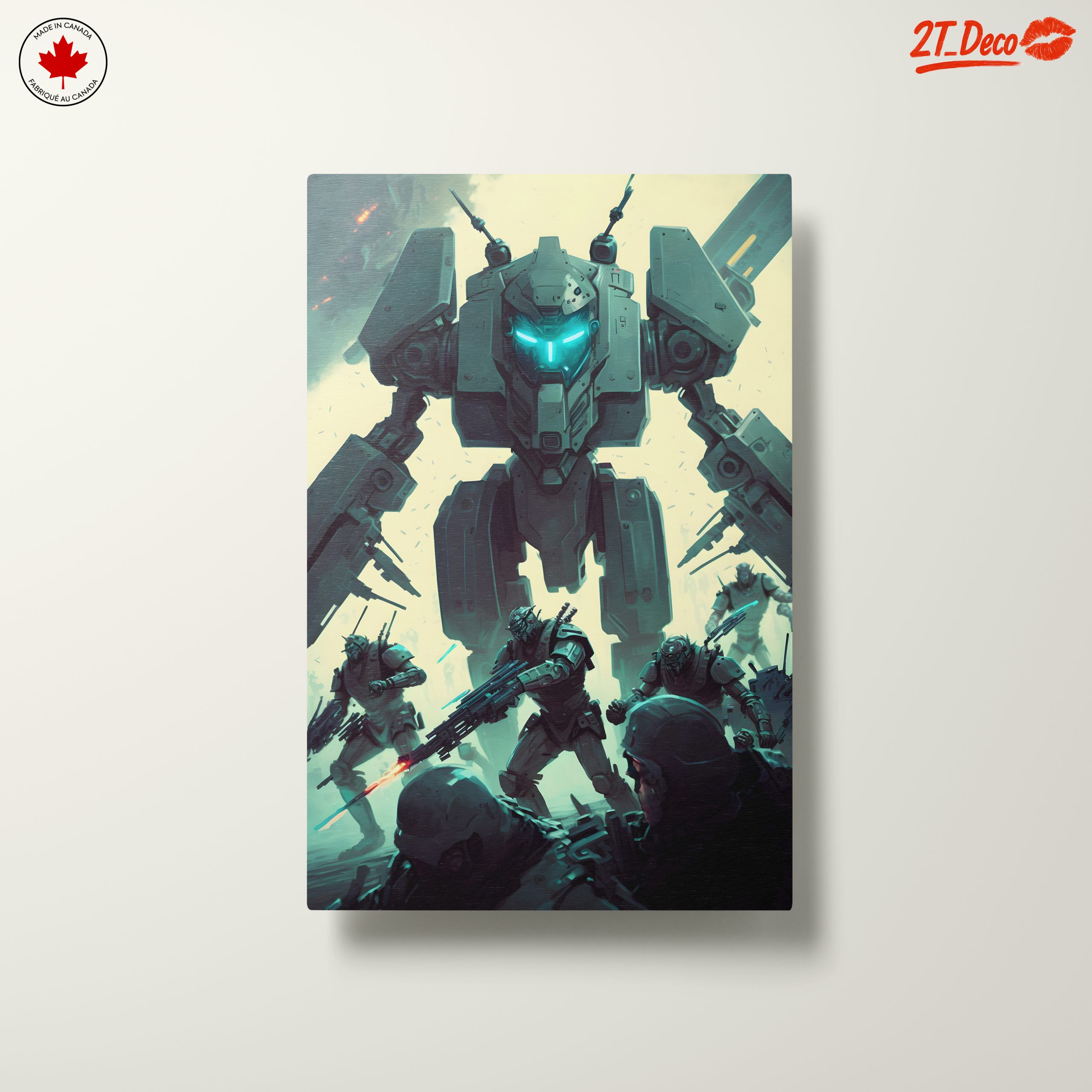Futuristic Combat Scene Featuring Advanced Technology - Image 10