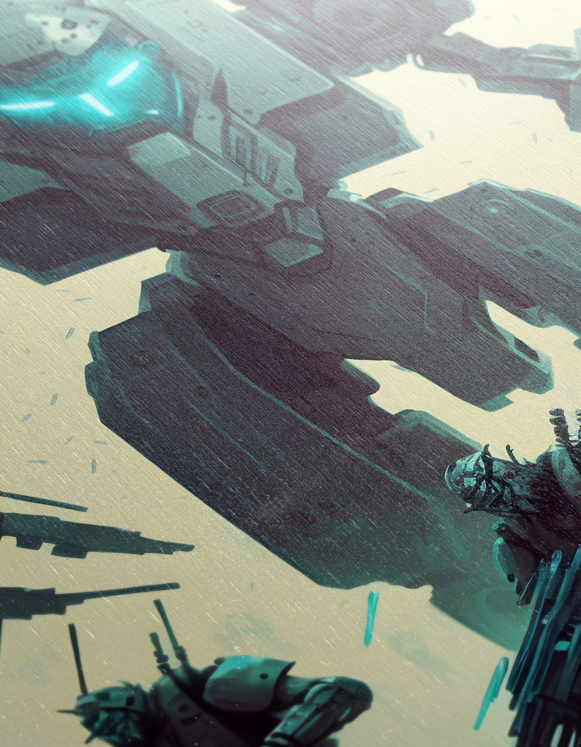 Futuristic Combat Scene Featuring Advanced Technology - Image 12