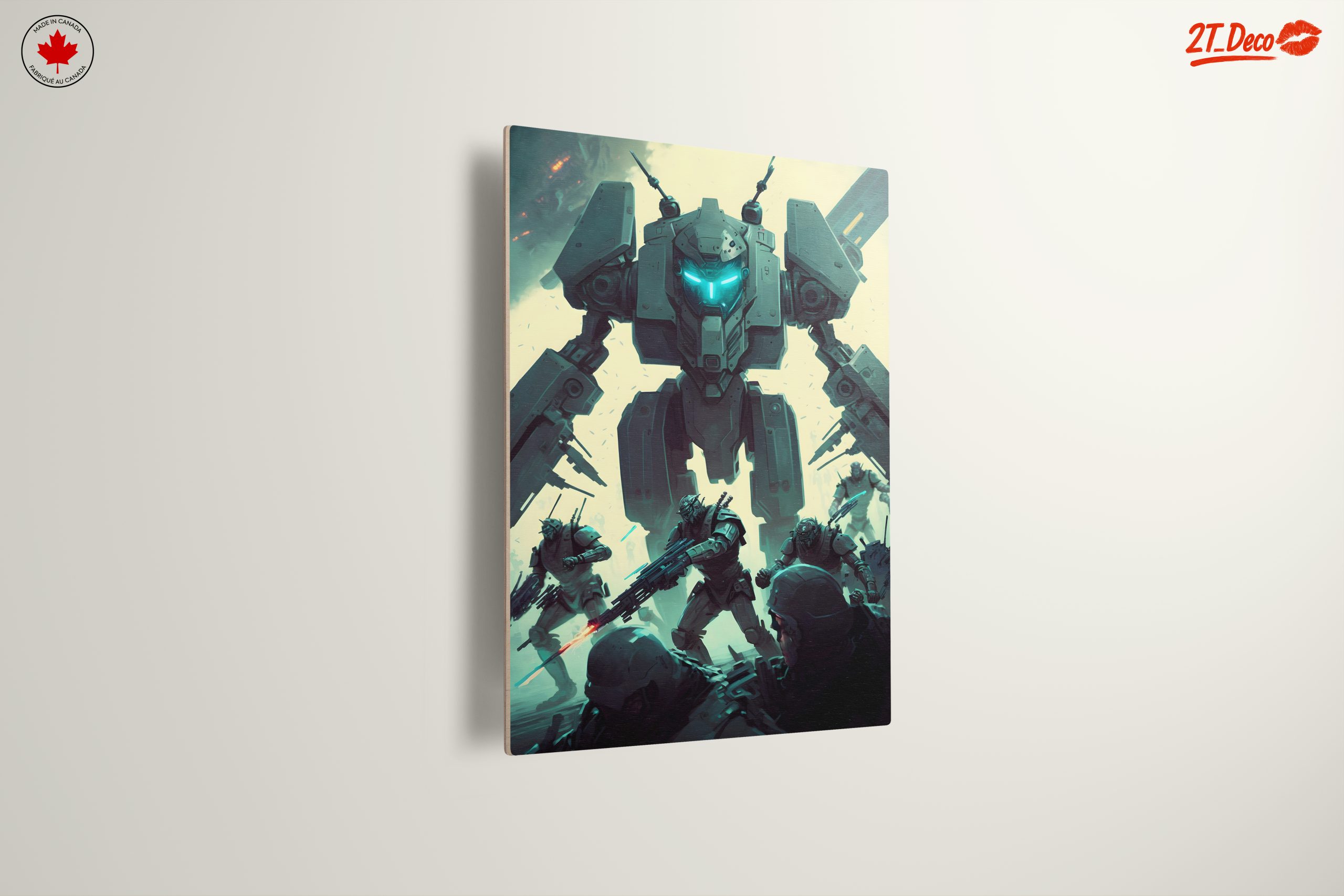 Futuristic Combat Scene Featuring Advanced Technology - Image 13