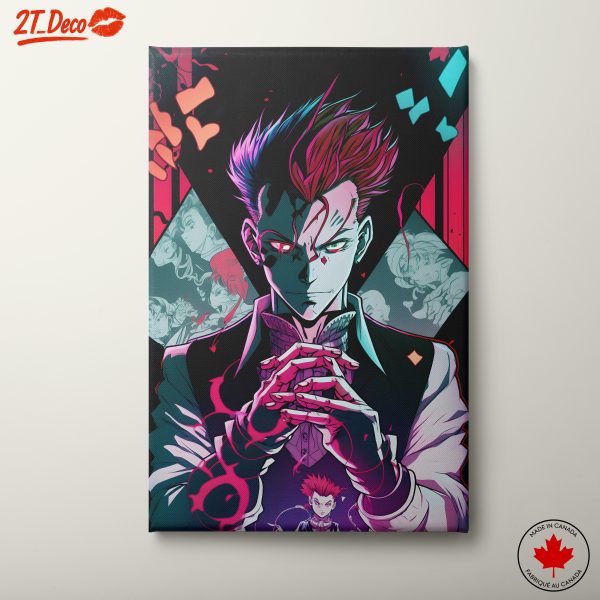 Hunter x Hunter Character Art with Bold Colors