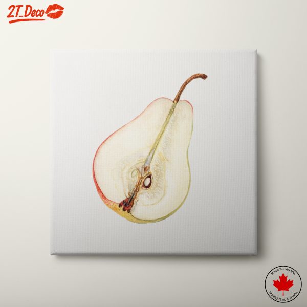 Stylized Abstract Pear Illustration