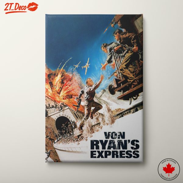 Von Ryan's Express Vintage Movie Poster