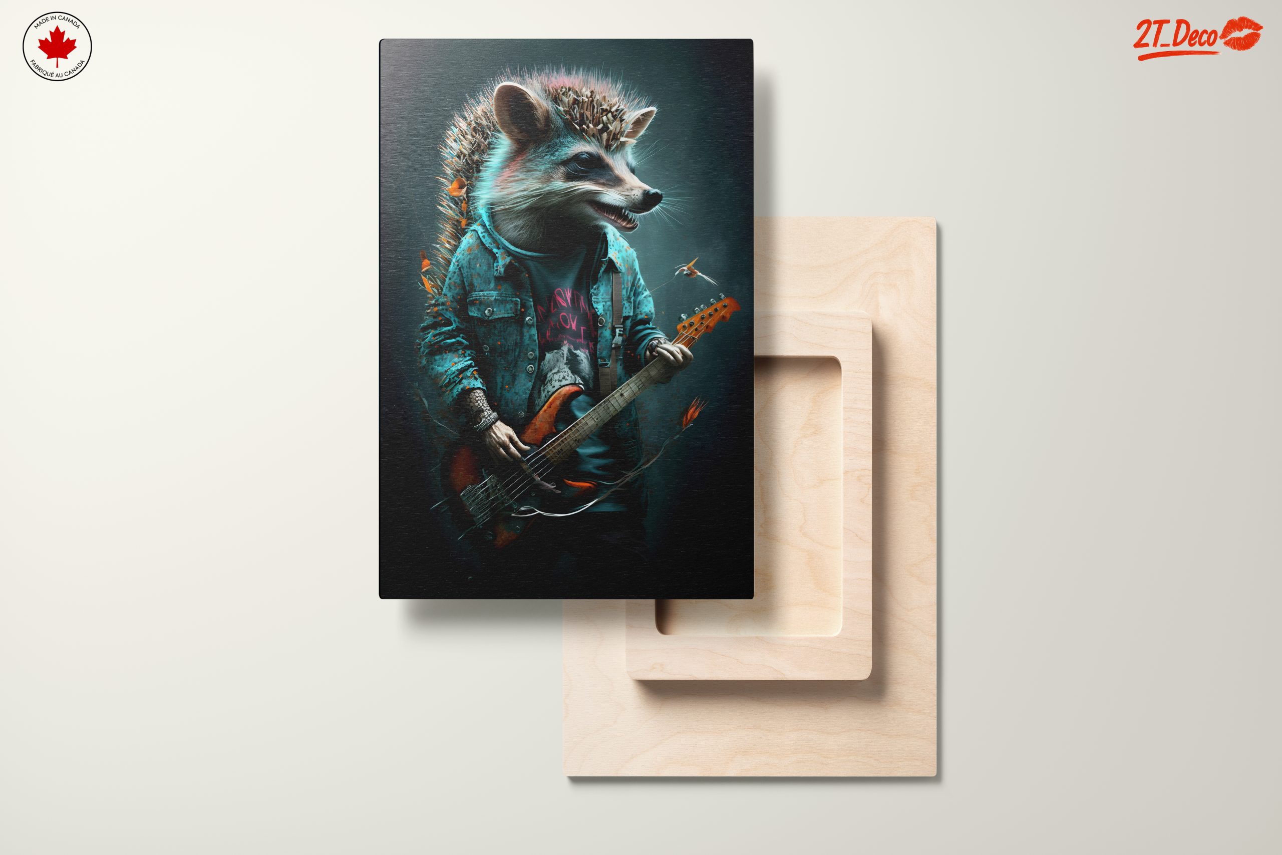 Whimsical Hedgehog Playing Bass Guitar - Image 11