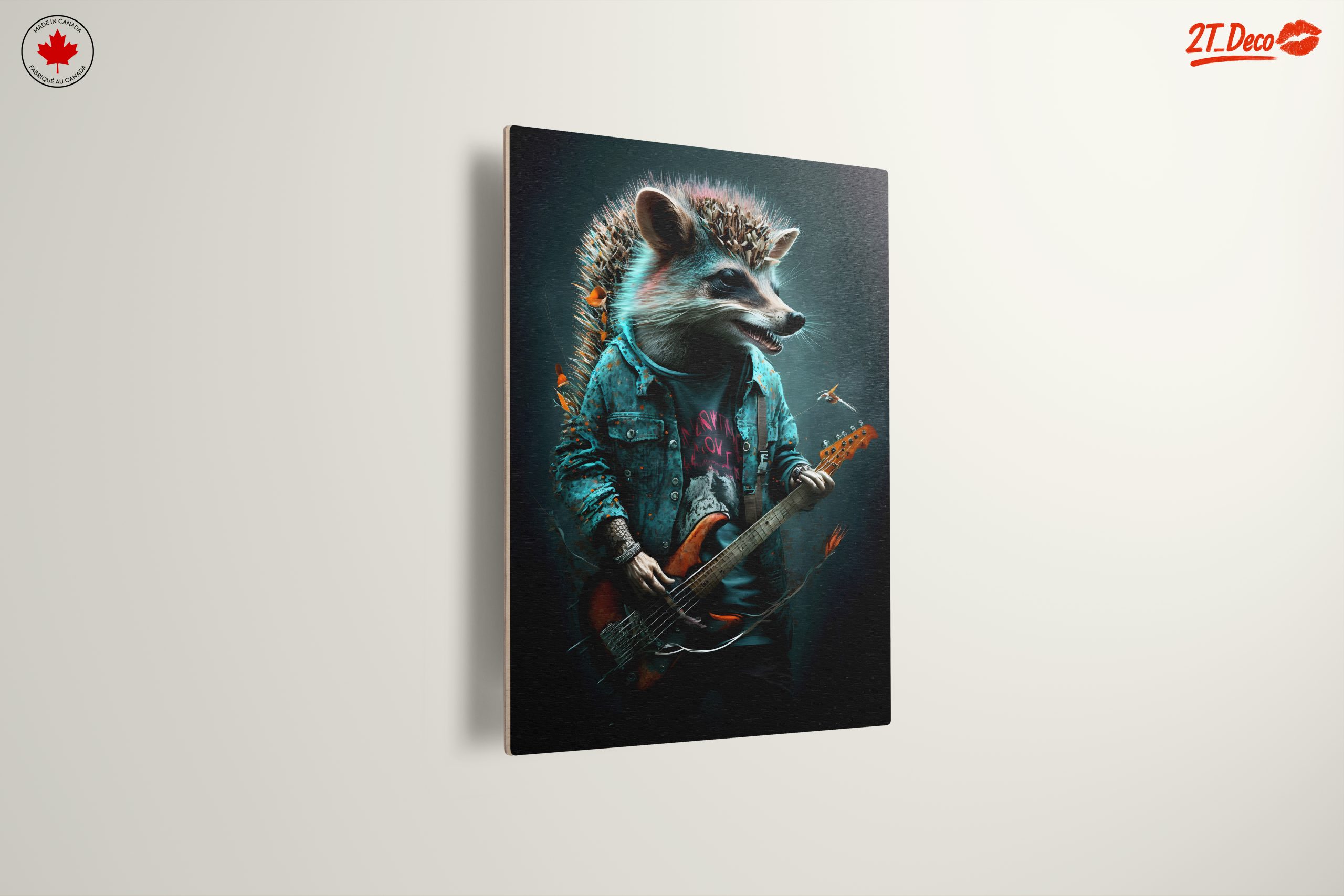 Whimsical Hedgehog Playing Bass Guitar - Image 13