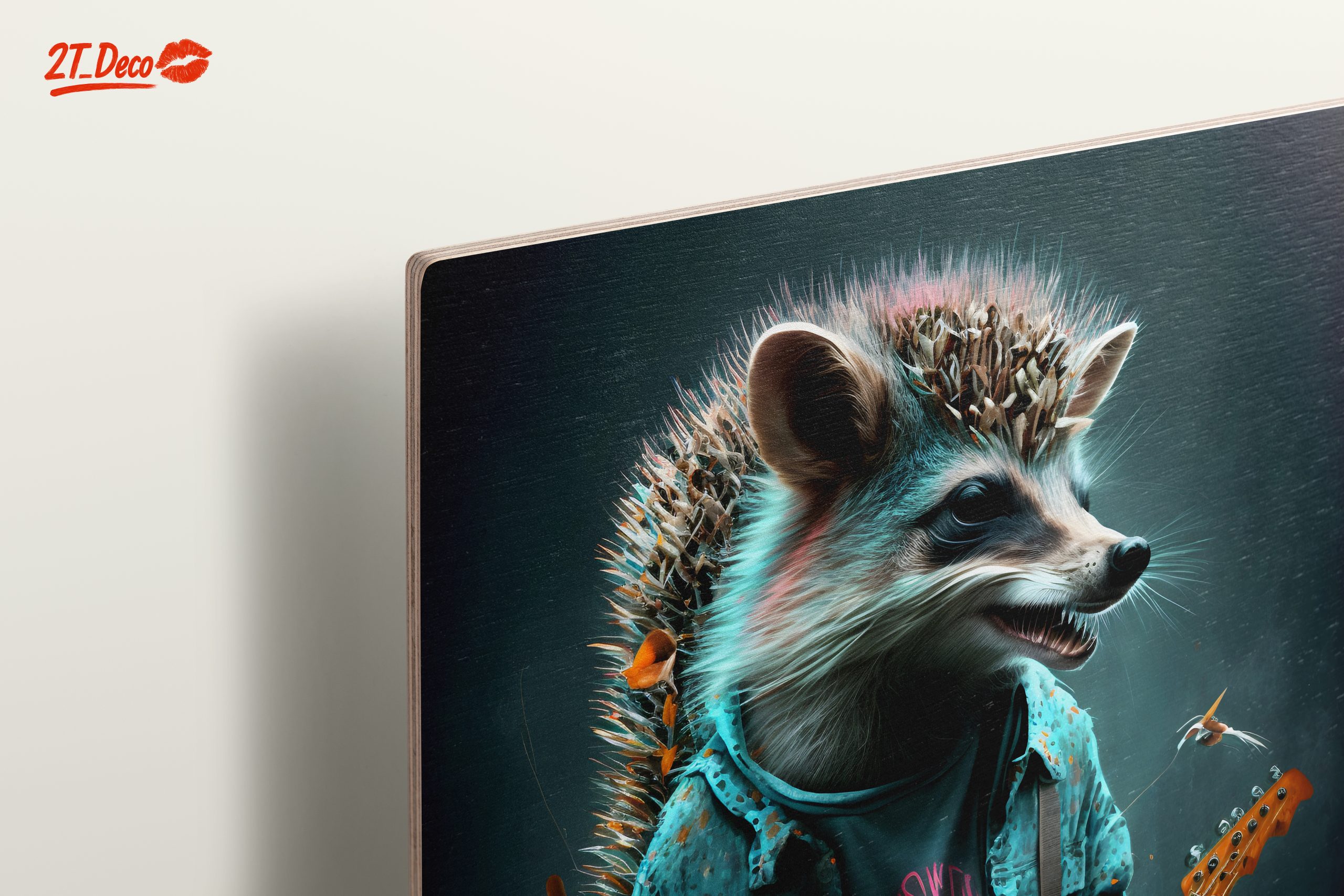 Whimsical Hedgehog Playing Bass Guitar - Image 15