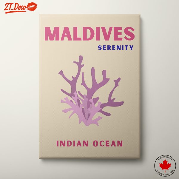 Maldives Serenity Coral Art
