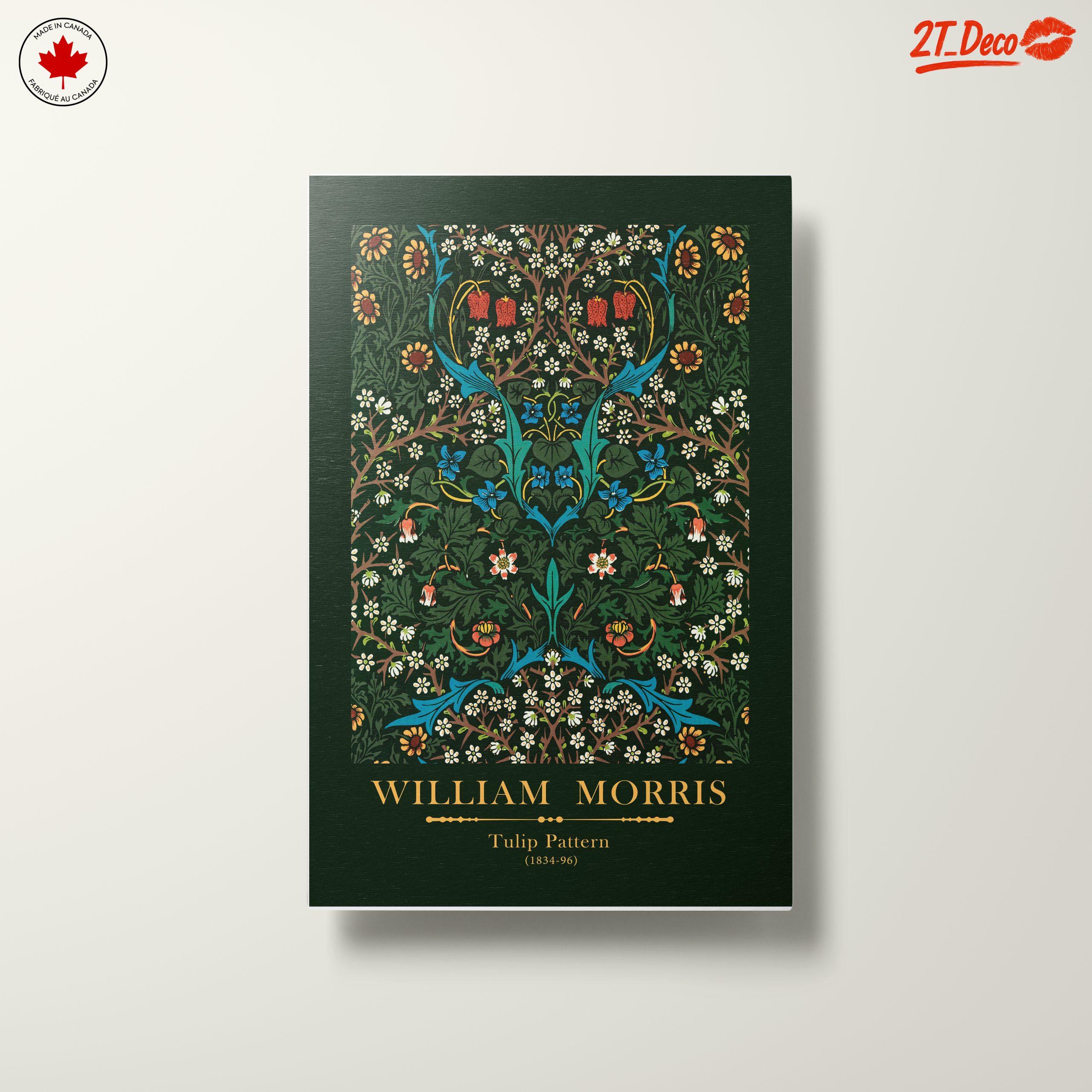 William Morris Tulip Pattern Artwork - Image 10